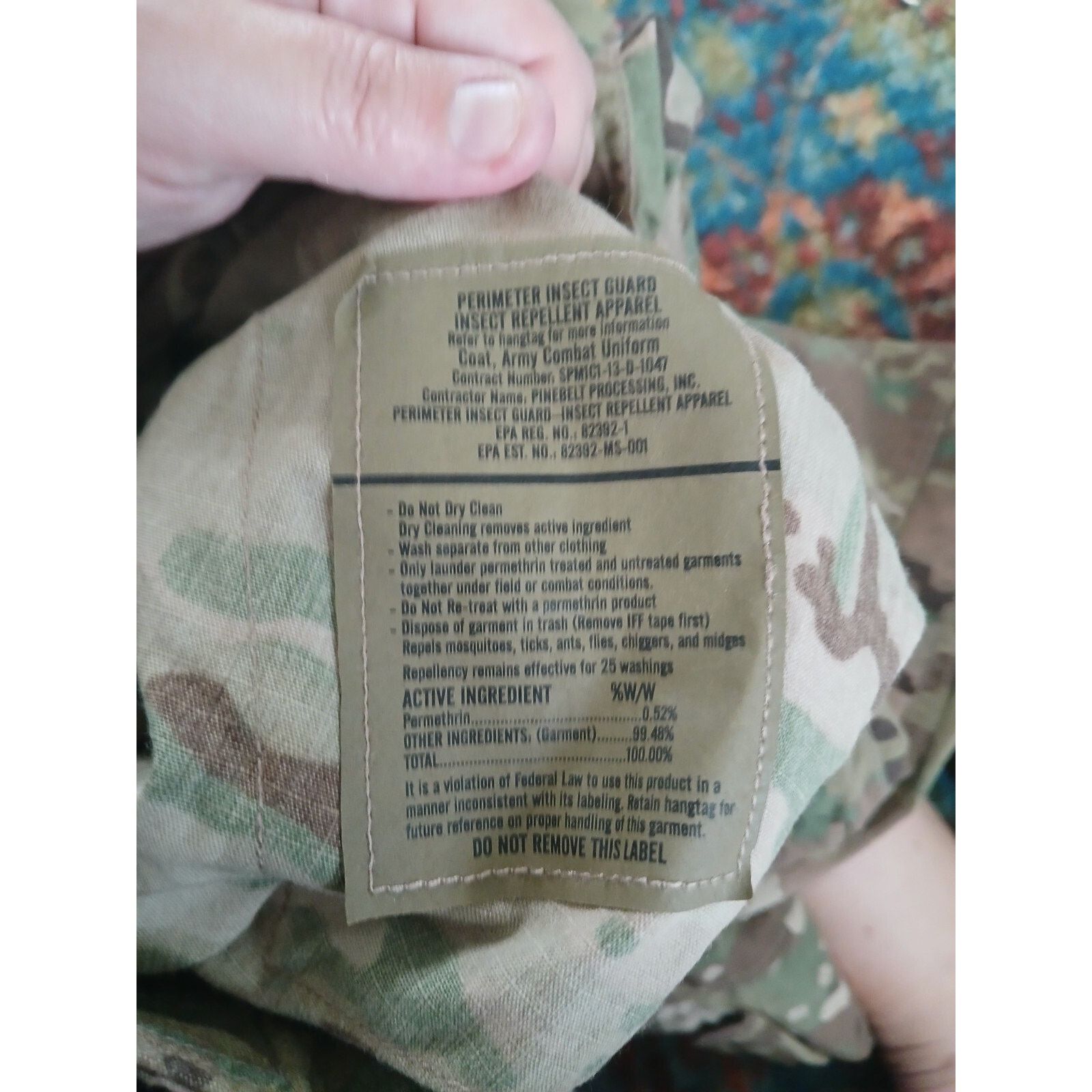 DEPARTMENT5 Army issue -army combat uniform shirt, unisex, Small Long Size US S / EU 44-46 / 1 - 4 Thumbnail