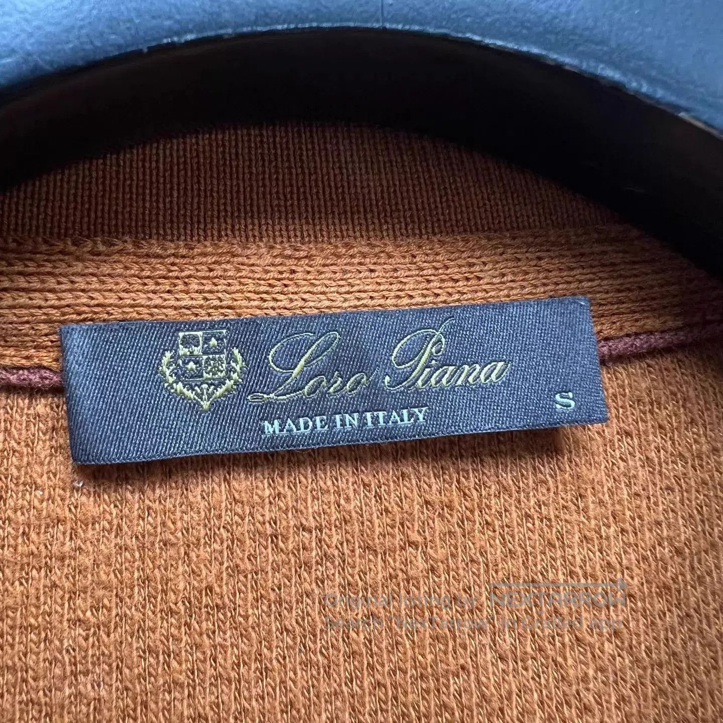 Loro Piana Brown Short-Sleeve Polo Shirt. Size US S / EU 44-46 / 1 - 3 Thumbnail