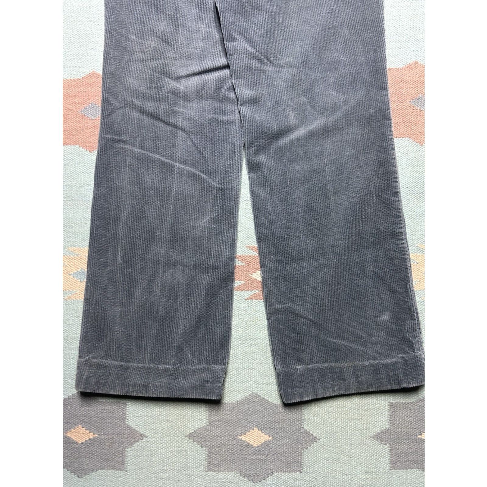 Polo Ralph Lauren VINTAGE Polo Ralph Lauren Corduroy Pants Straight Leg Gray 36x30 Mens 90s 80s Denim? Size US M / EU 48-50 / 2 - 2 Thumbnail