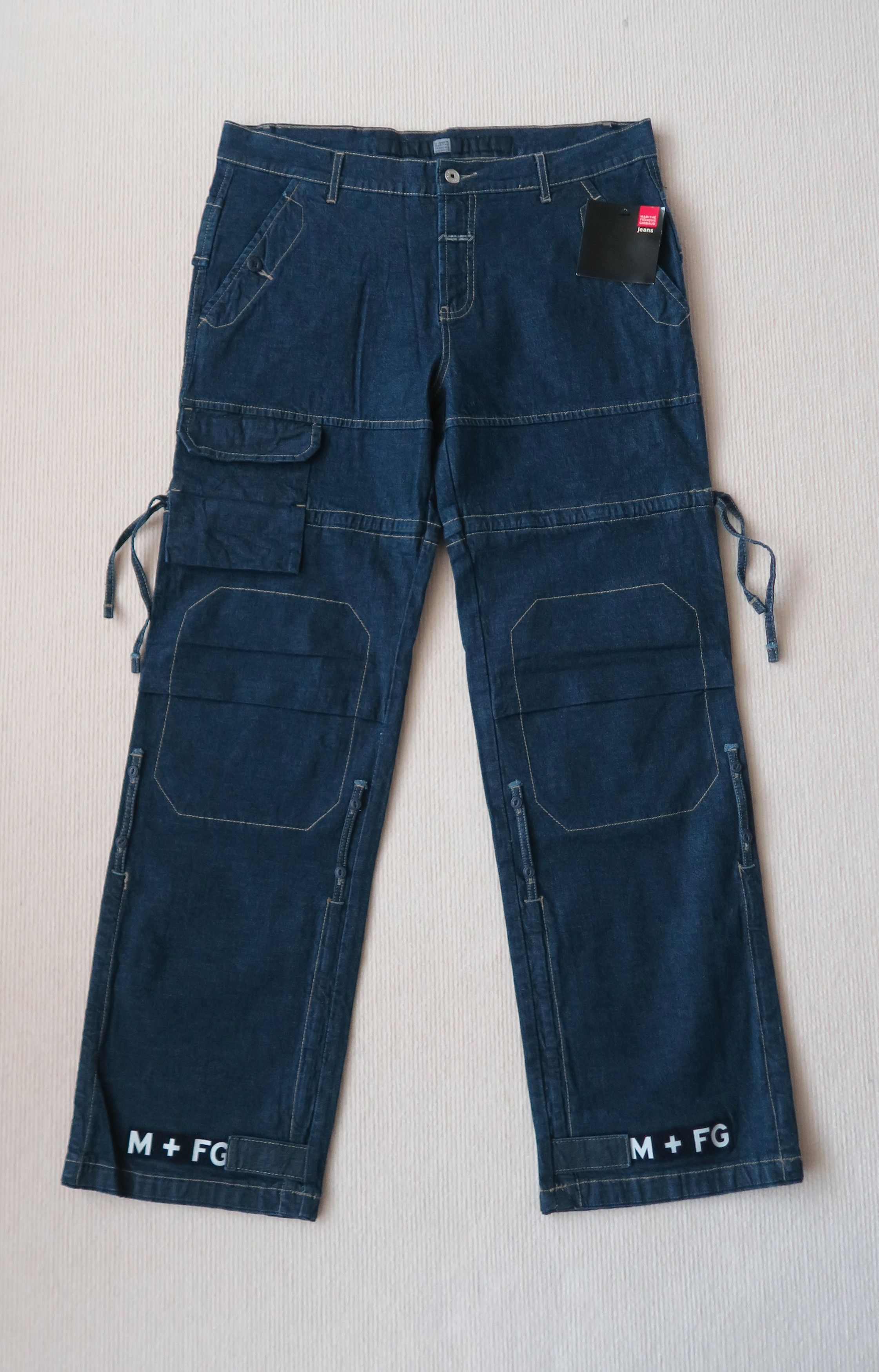 Marithe + Francois Girbaud Marithé + François Girbaud "Aviatri" Y2K Cargo Jeans Size US 32 / EU 48 - 1 Thumbnail