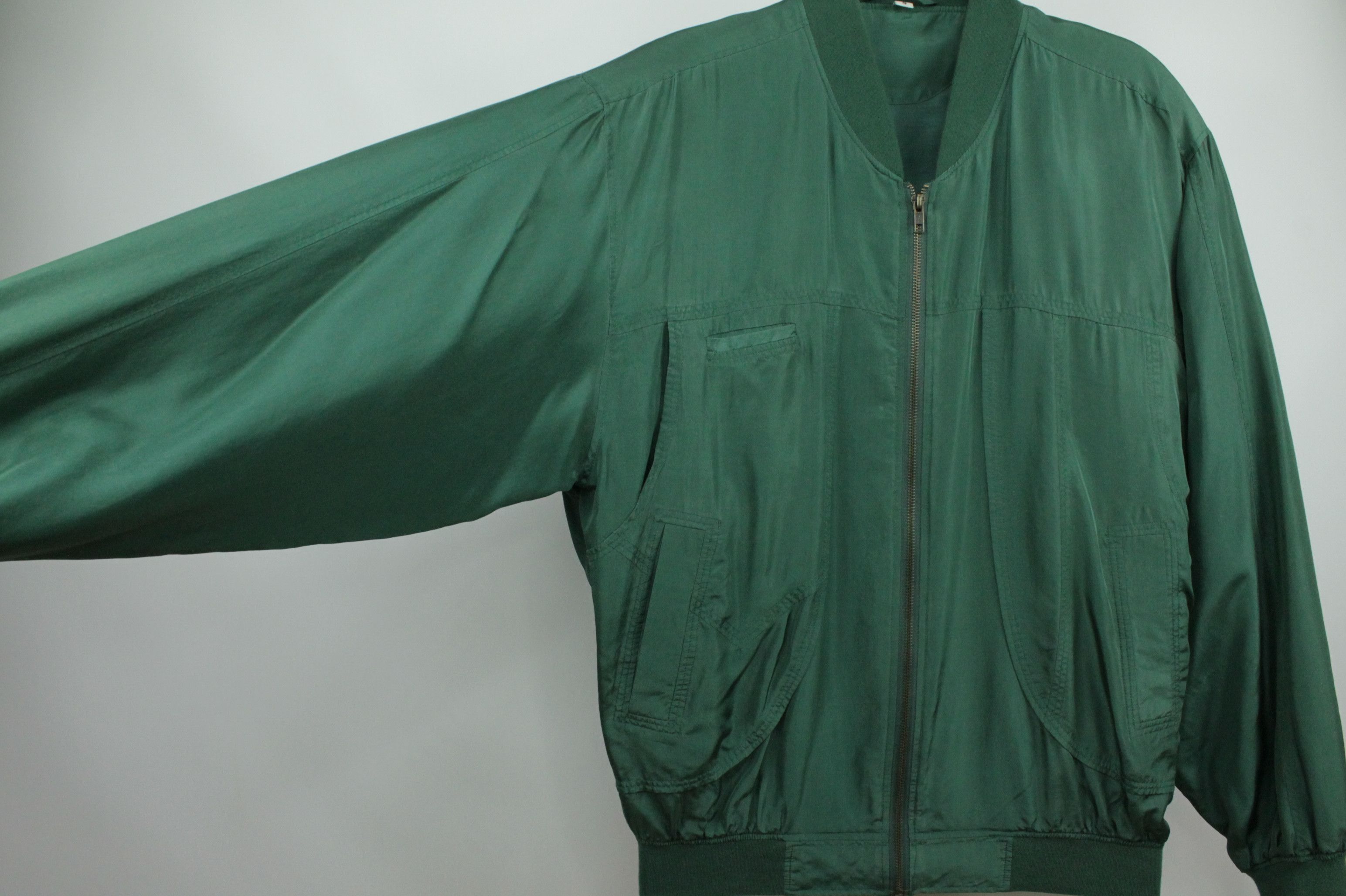 Vintage Vintage International Gatsby Silk Bomber Jacket Size US S / EU 44-46 / 1 - 3 Thumbnail