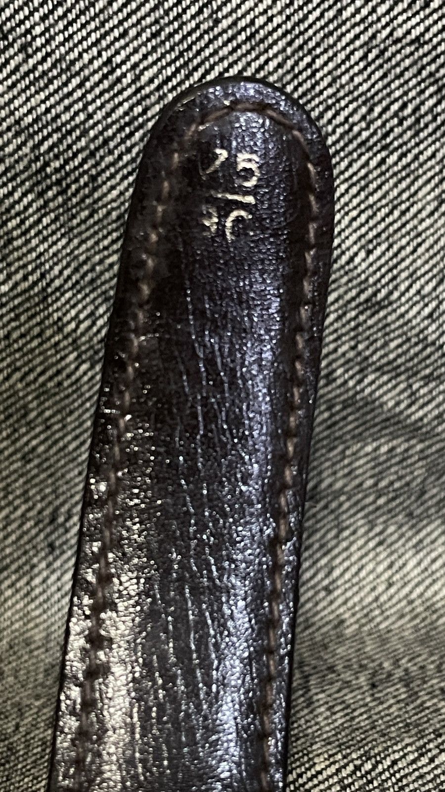 Designer Gucci Leather Vintage Size ONE SIZE - 21 Thumbnail