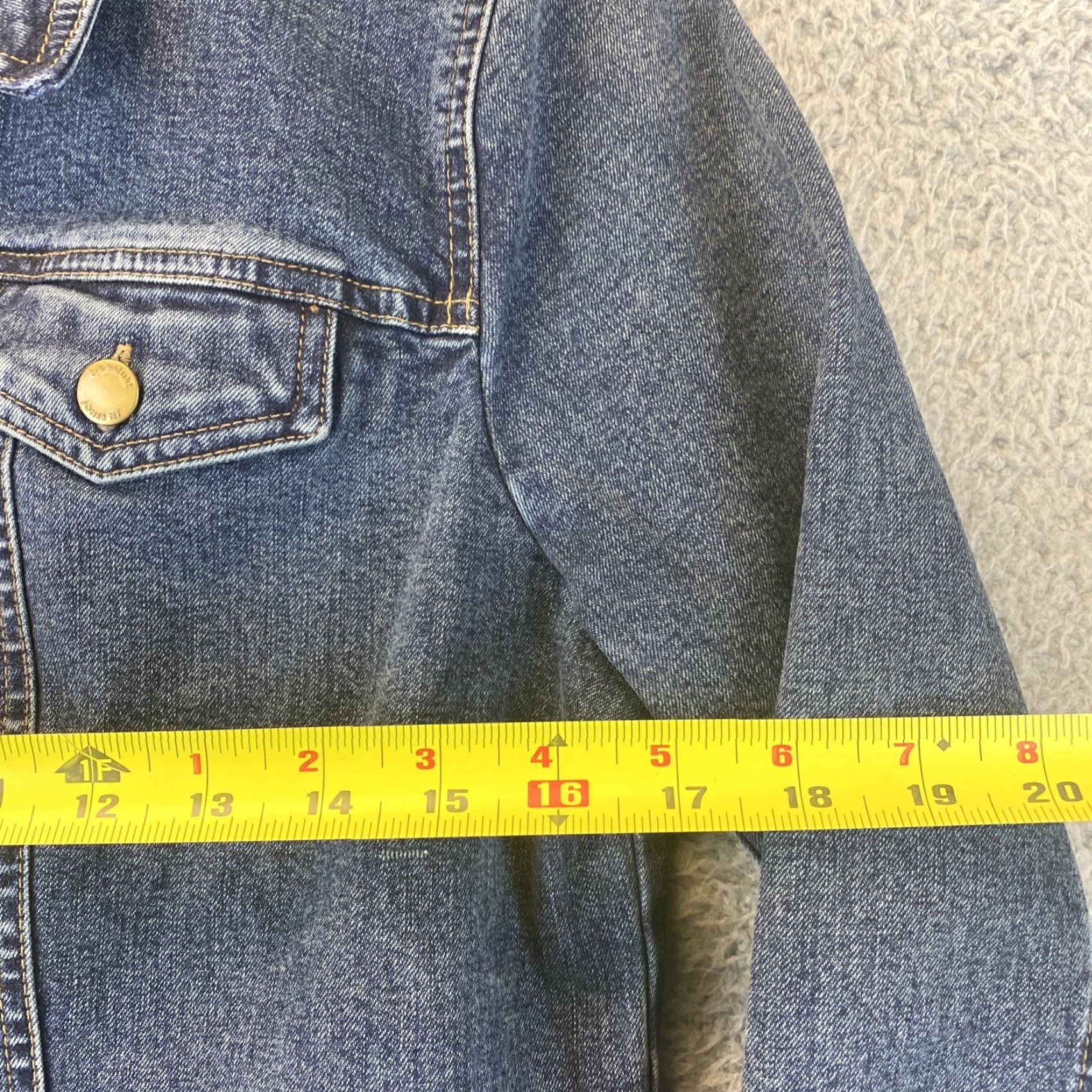 Jones New York VINTAGE Jones New York Jeans Jacket Women Medium Blue Long Sleeve Denim Coat Women's Clothing Size M / US 6-8 / IT 42-44 - 5 Thumbnail