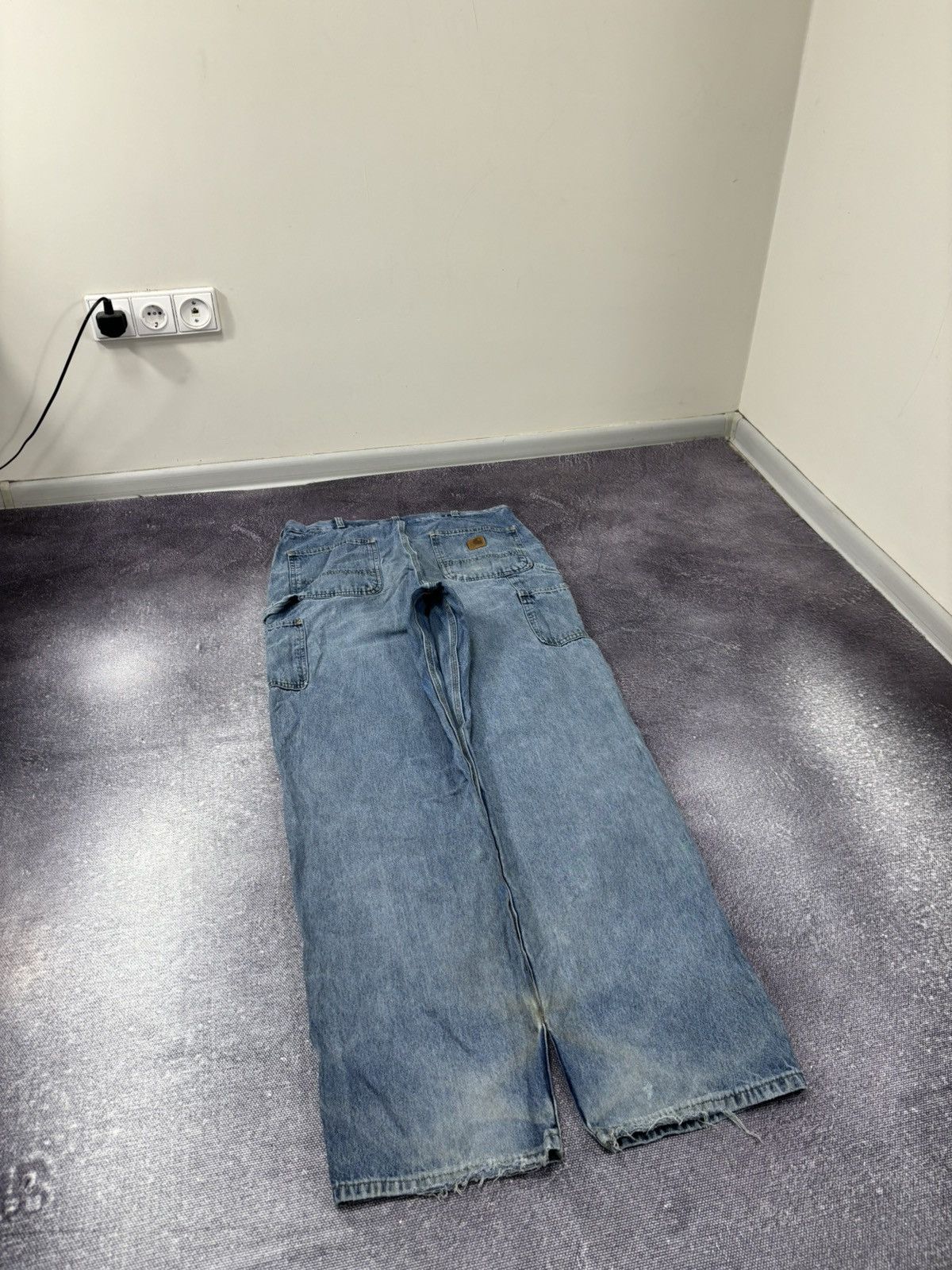 Carhartt Vintage Carhartt Y2K Loose Original Fit Blue Baggy Jeans Size US 36 / EU 52 - 3 Thumbnail