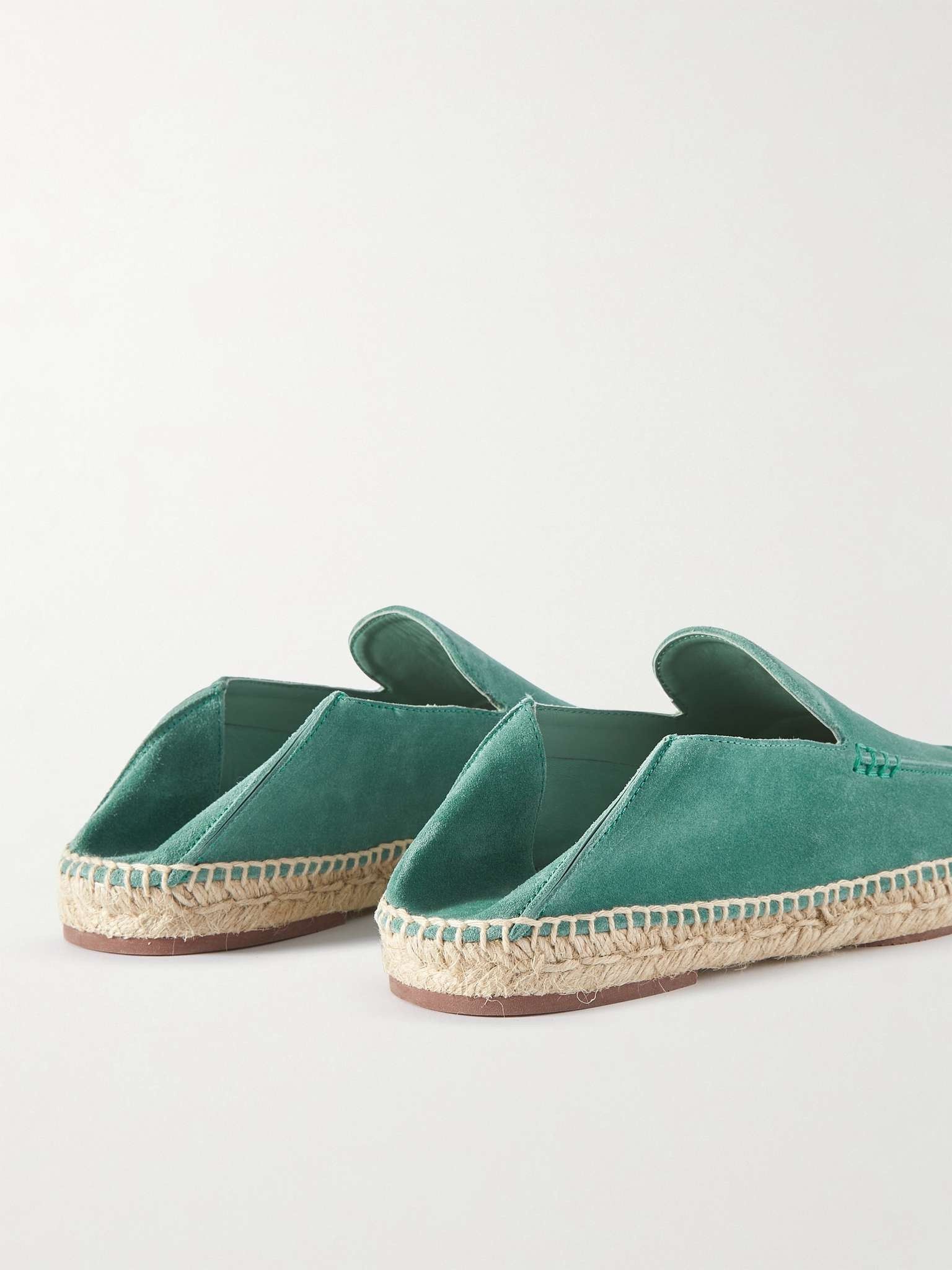 Loro Piana o1w1db10125 FAG1670 Seaside Walk Espadrilles in Mint Green Size US 10 / EU 43 - 5 Thumbnail