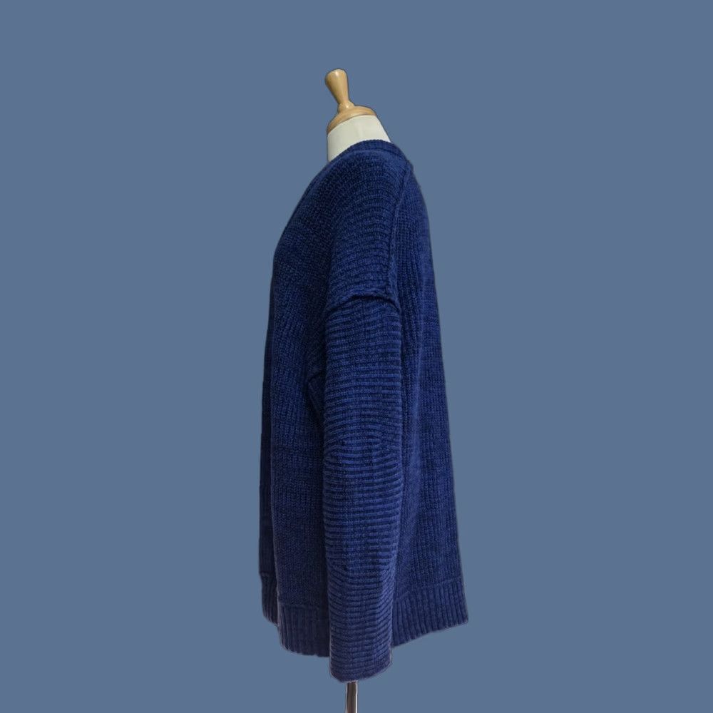 Free People Free People Cardigan Sweater Women's L Blue Oversized Knit Open Heavyweight Bohemian Fashion 90s Not Applicable? Size L / US 10 / IT 46 - 1 Thumbnail