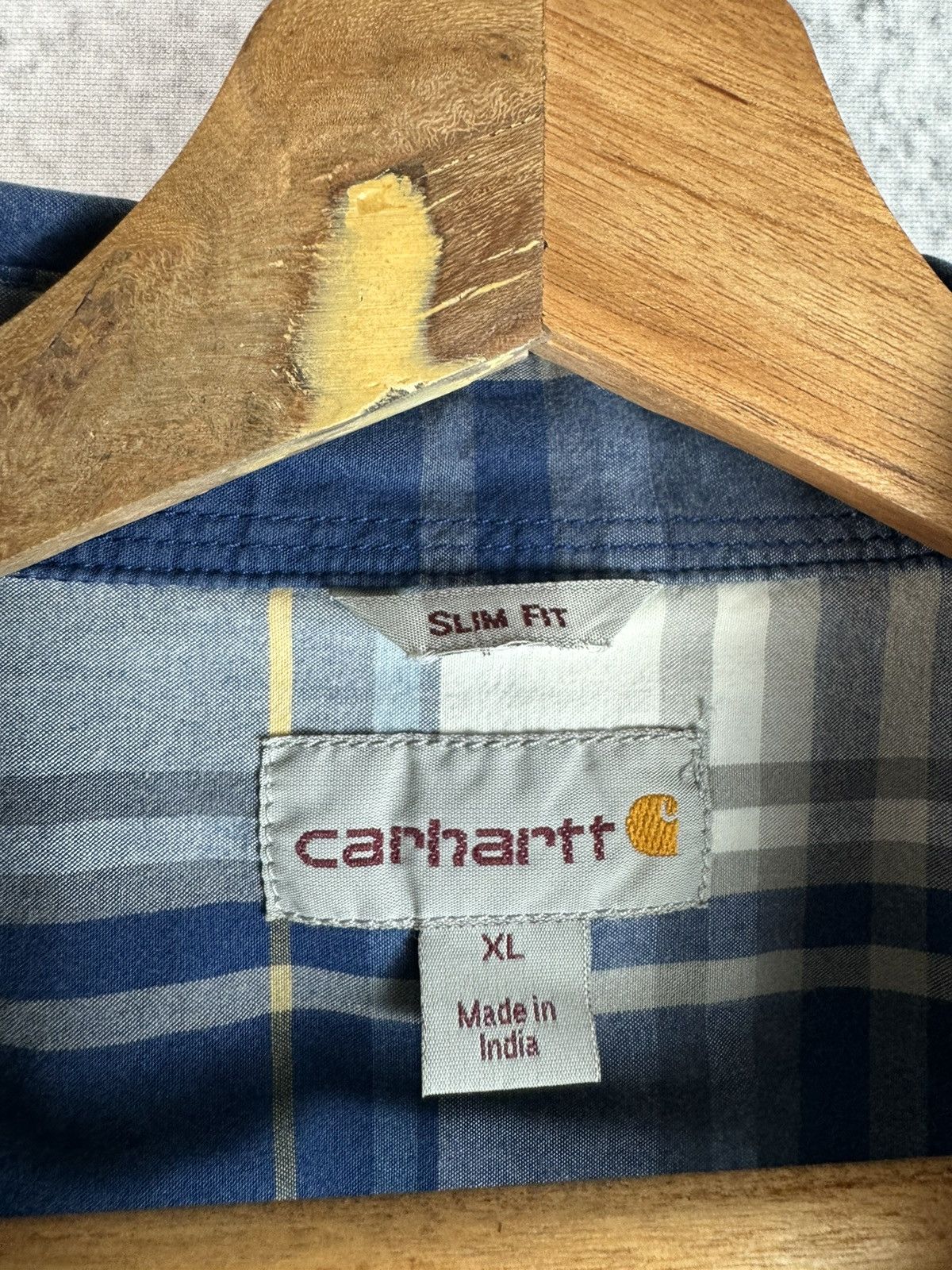Carhartt Carhartt vintage short sleeve shirt plaid checkered Y2K Size US XL / EU 56 / 4 - 4 Thumbnail