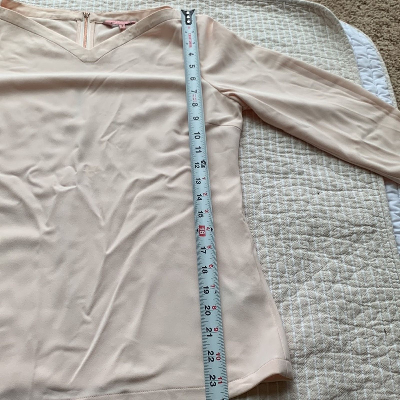 Ted Baker Ted Baker London palest pastel pink blouse Size XS / US 0-2 / IT 36-38 - 9 Thumbnail