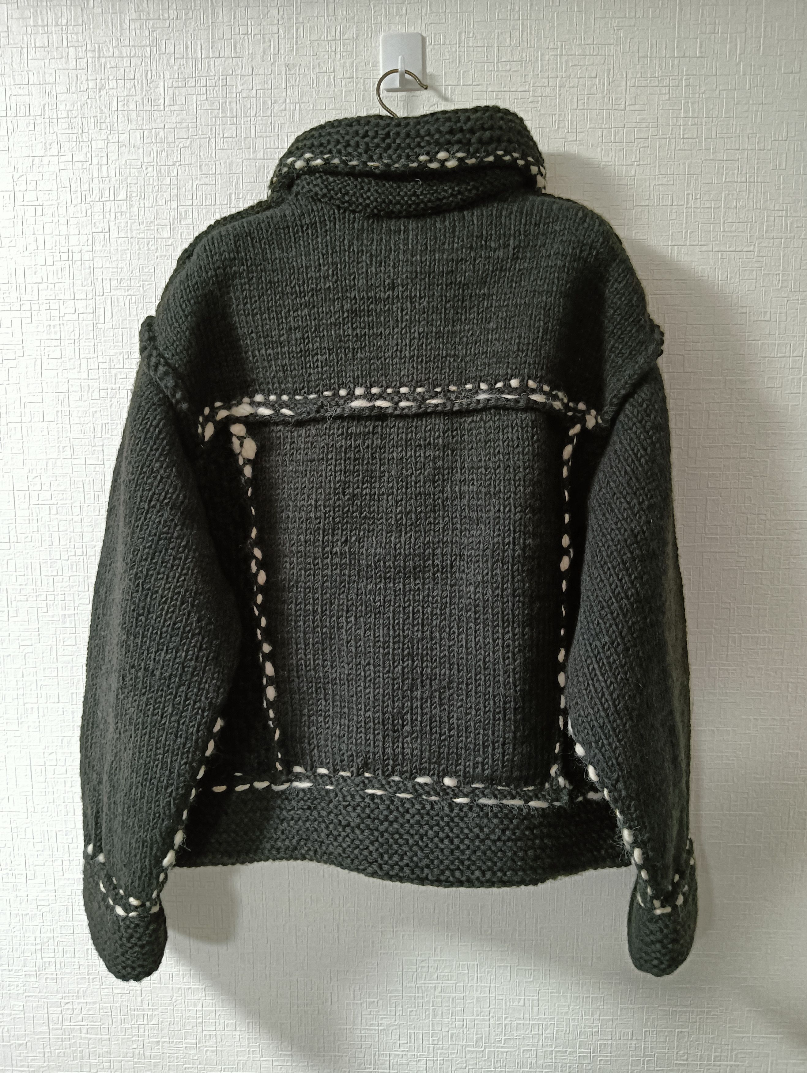 Kapital Wool Hand Knit Jacket Size US L / EU 52-54 / 3 - 2 Thumbnail