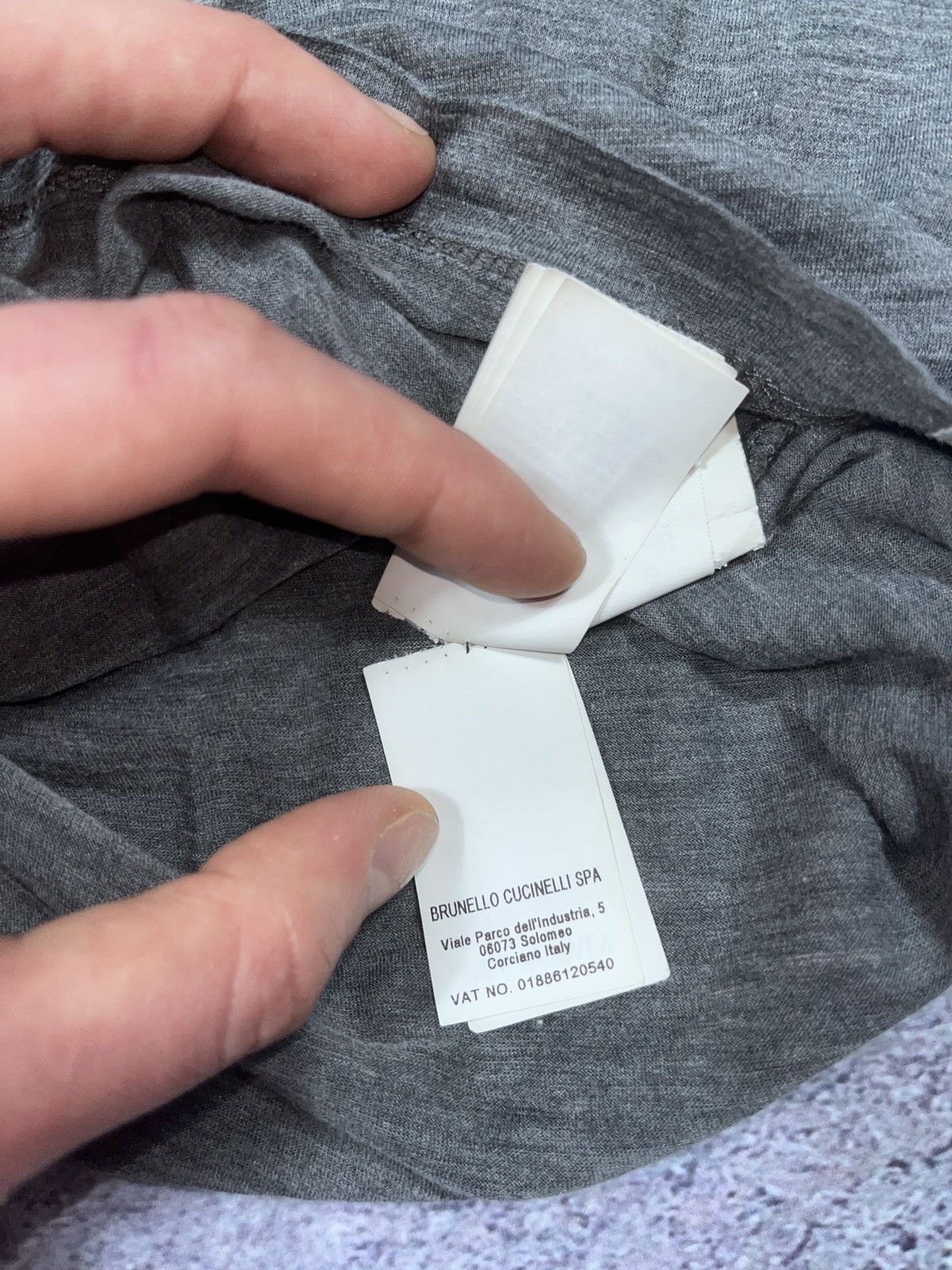 Brunello Cucinelli Luxury Brunello Cucinelli Men's T-shirt Silk Made in Italy Size US M / EU 48-50 / 2 - 8 Thumbnail
