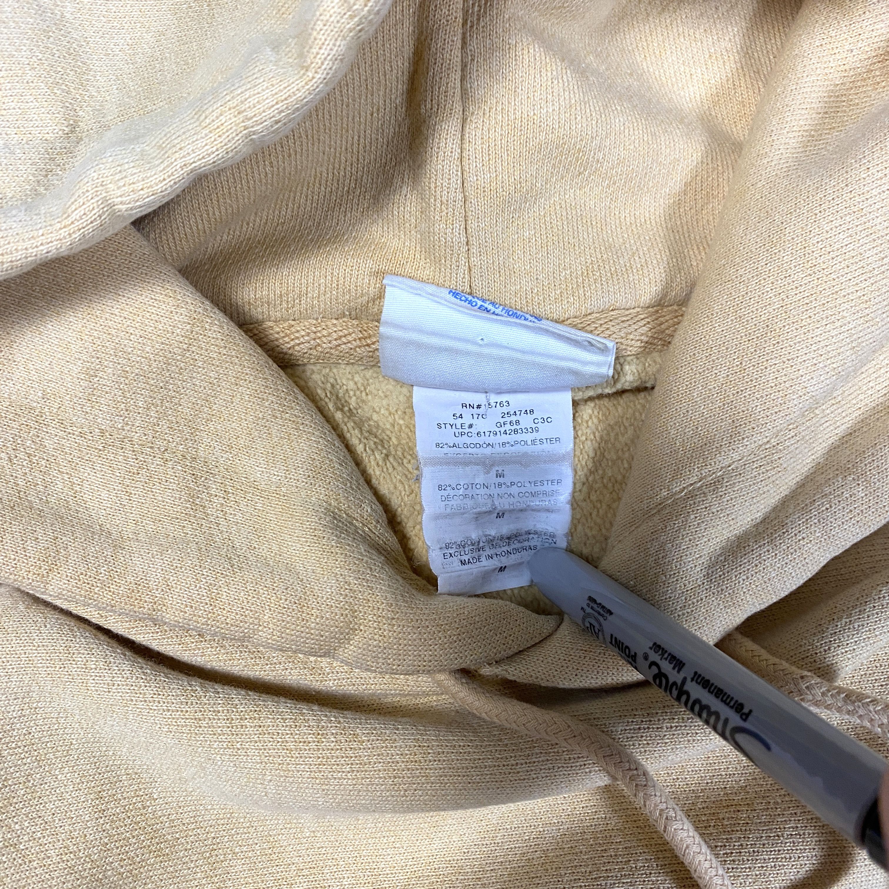 Champion Peach Vintage Champion Reverse Weave Hoodie Medium Size US M / EU 48-50 / 2 - 5 Thumbnail