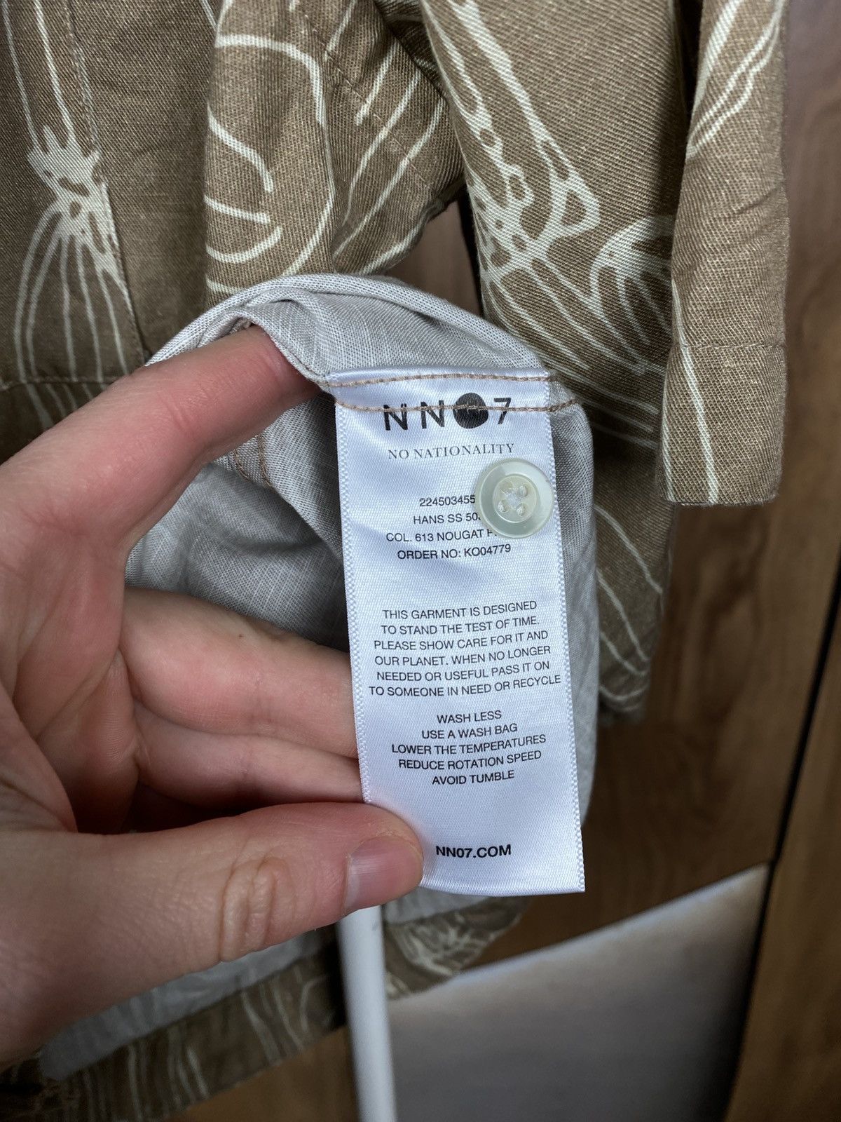 NN07 🏜️Shirt Short Sleeve NN.07 Oversized Fit Nougat Print Tee🏜️ Size US XXL / EU 58 / 5 - 9 Thumbnail