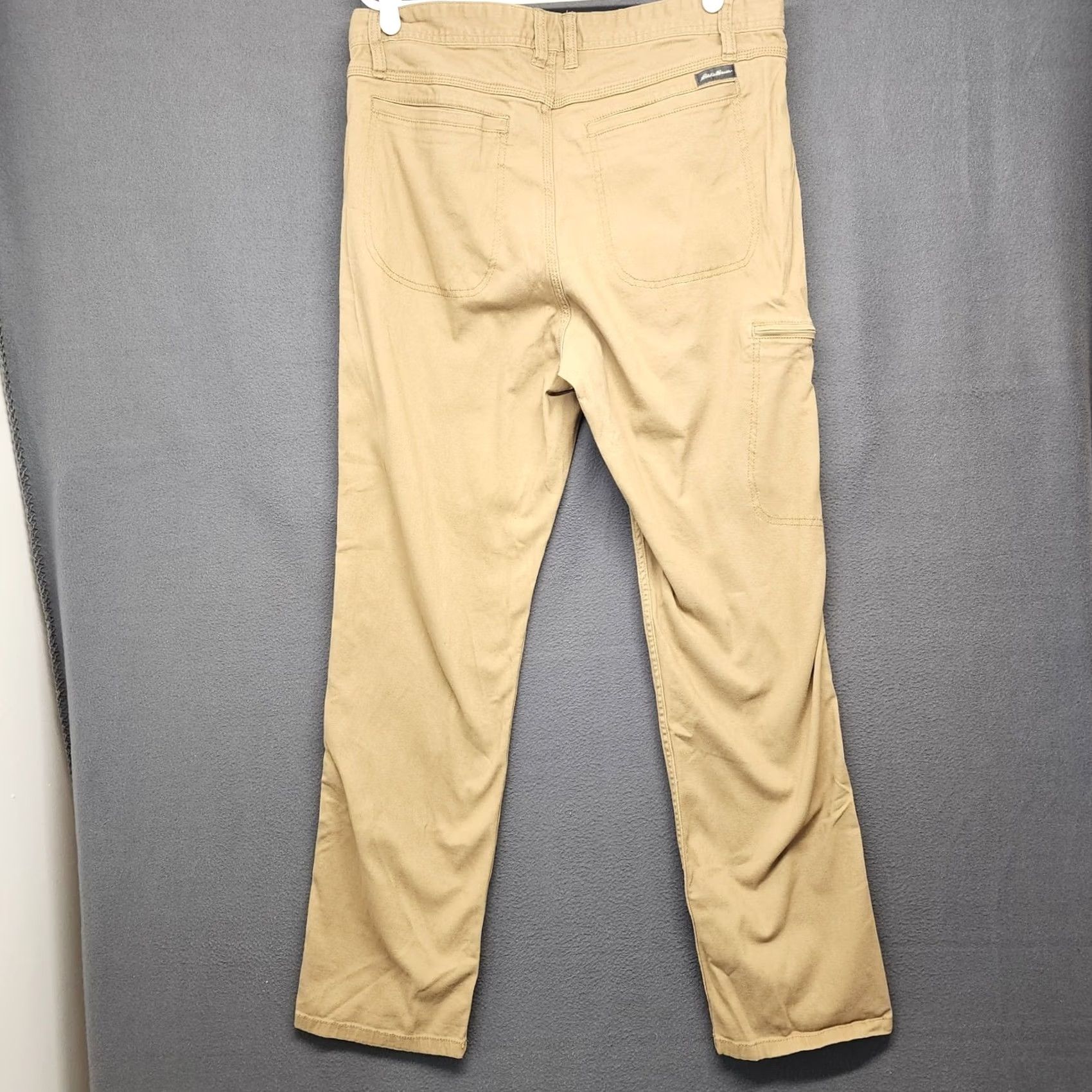 Eddie Bauer Eddie Bauer Mens Pants Active Fit Cargo 34x30 Brown Taper Gorpcore Tagged 34x32 Size US 34 / EU 50 - 2 Thumbnail