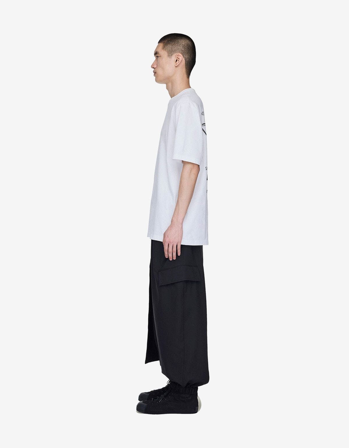 Y-3 Y-3 White Short Sleeve T-Shirt Size US S / EU 44-46 / 1 - 6 Thumbnail