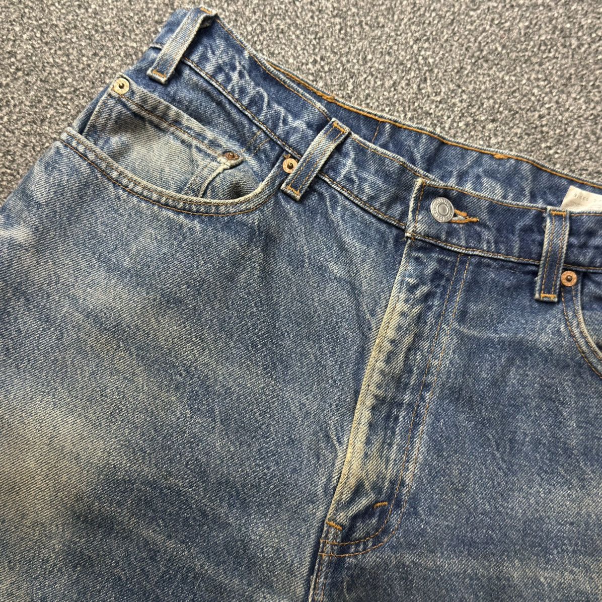 Levi's Levis 505 Regular Fit Straight Leg Dirty Denim W35 y2k Style Size US 36 / EU 52 - 11 Thumbnail