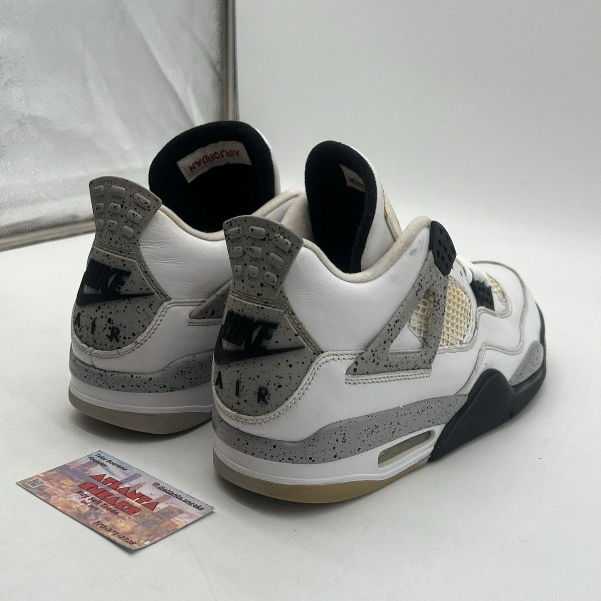 Jordan Brand Air Jordan 4 White Cement Size US 10 / EU 43 - 5 Thumbnail