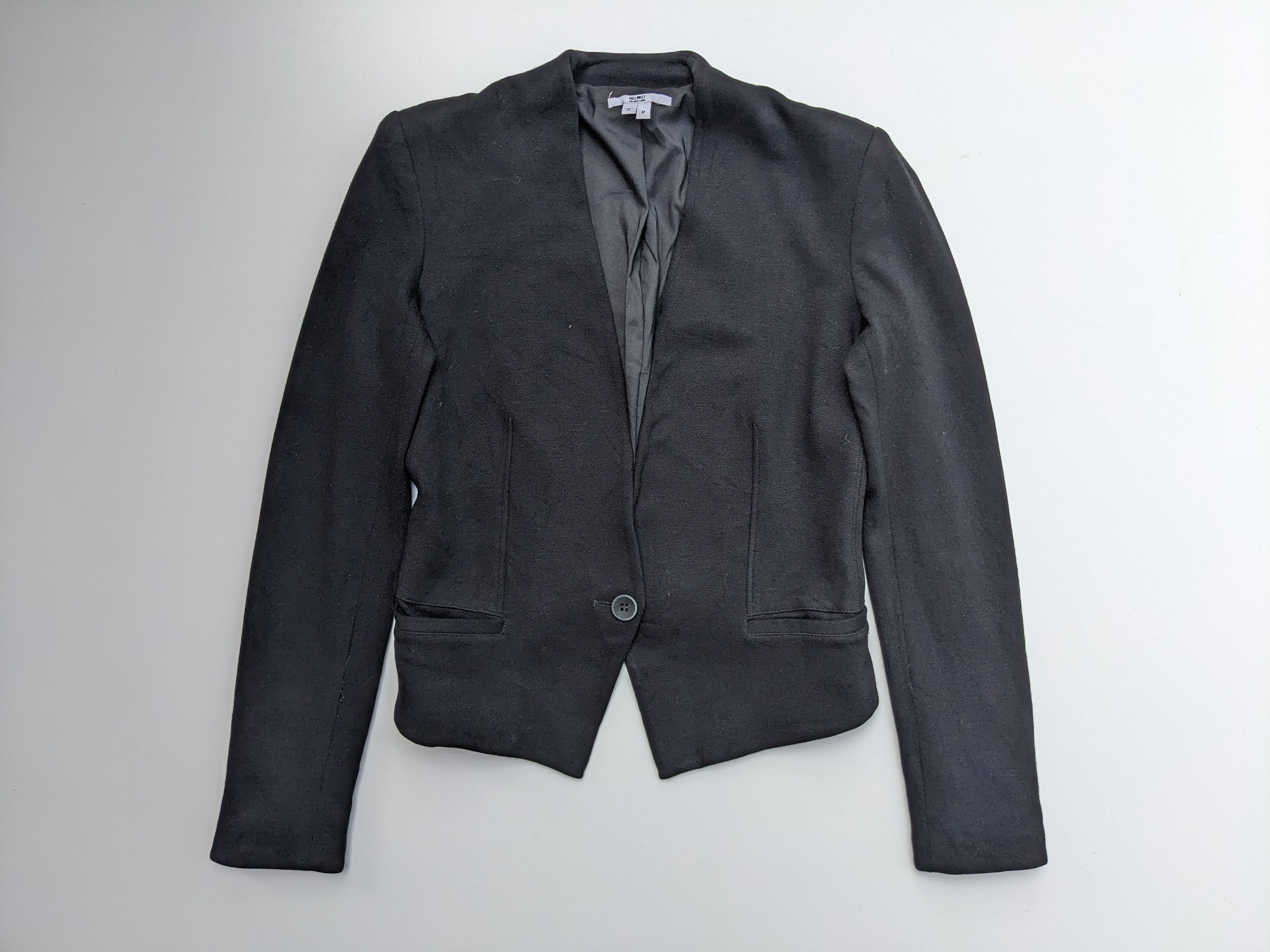 Helmut Lang Helmut Lang black blazer Size S / US 4 / IT 40 - 3 Thumbnail