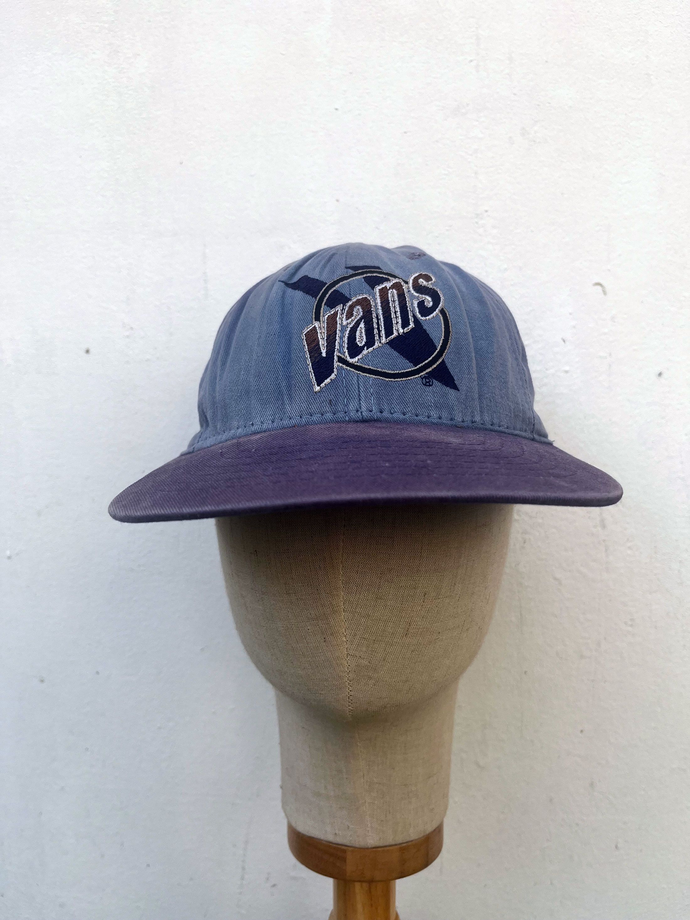 Vans Vintage Sunfaded Vans 90s 80s Snapback Cap Headwear Size ONE SIZE - 1 Thumbnail