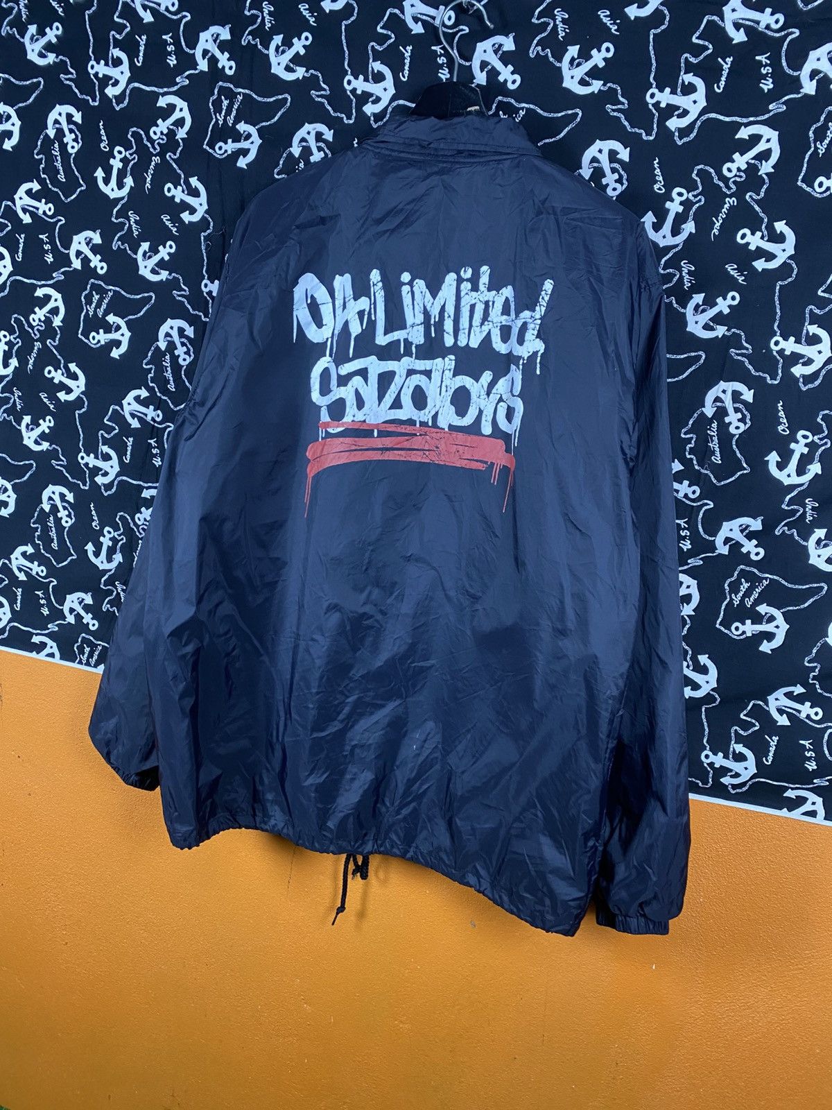 Japanese Brand OK Limited Sazabys Coach Jacket Nylon Streetwear Size US XL / EU 56 / 4 - 9 Thumbnail