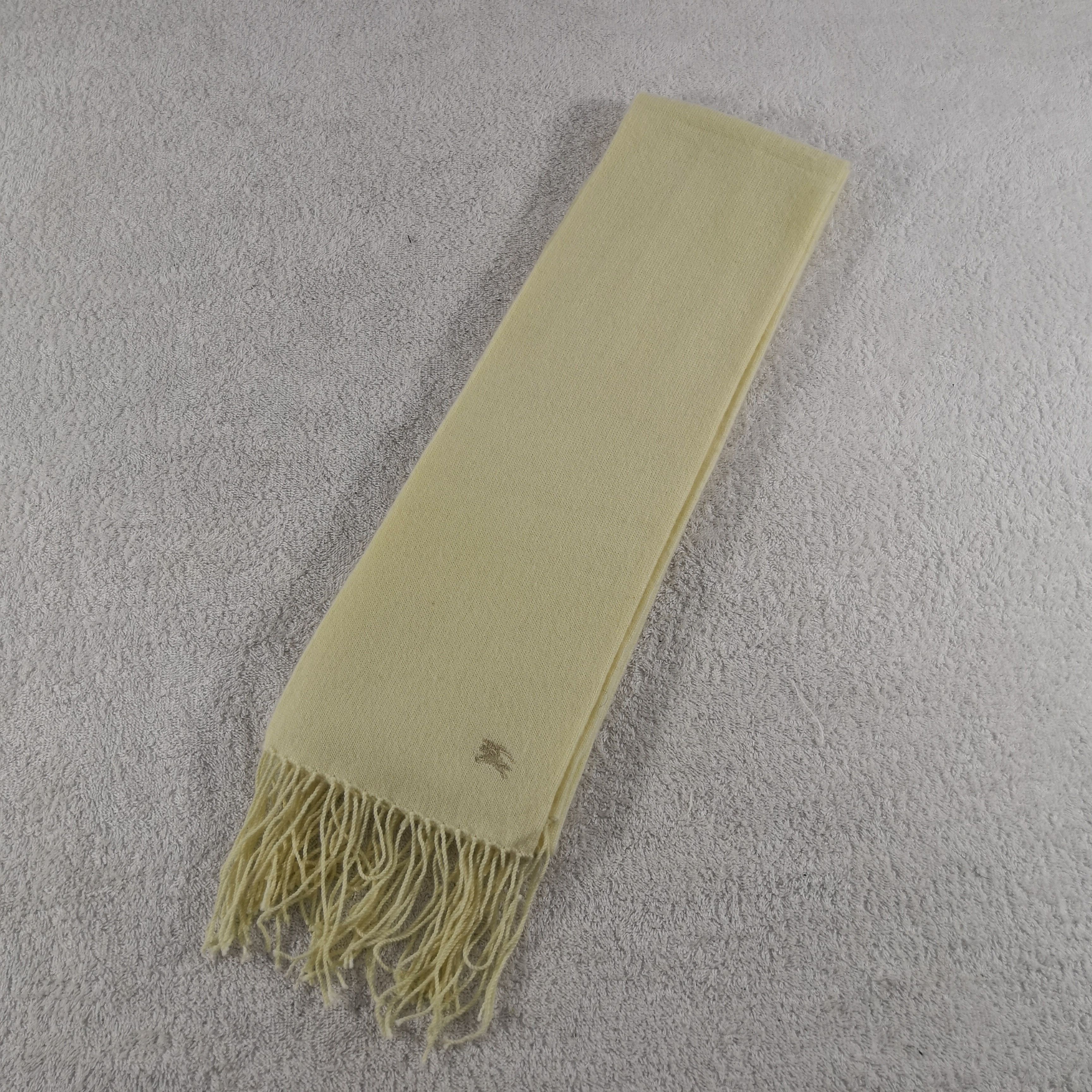 Burberry Vintage Burberry Scarf Muffler Wool Cashmere Scarves Size ONE SIZE - 3 Thumbnail