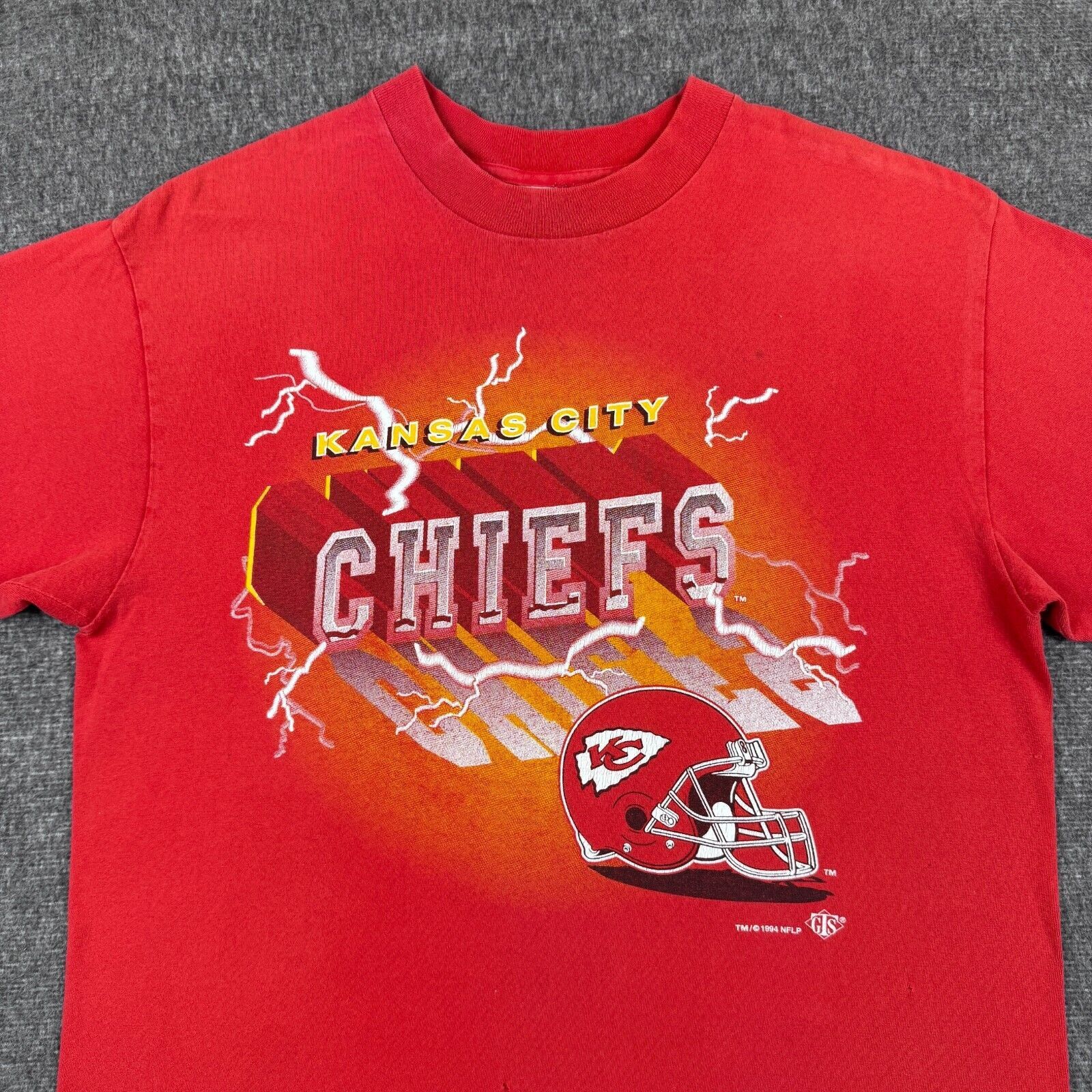 Other Vintage Kansas City Chiefs T-Shirt Men's Large Red Thunder Size US L / EU 52-54 / 3 - 2 Thumbnail