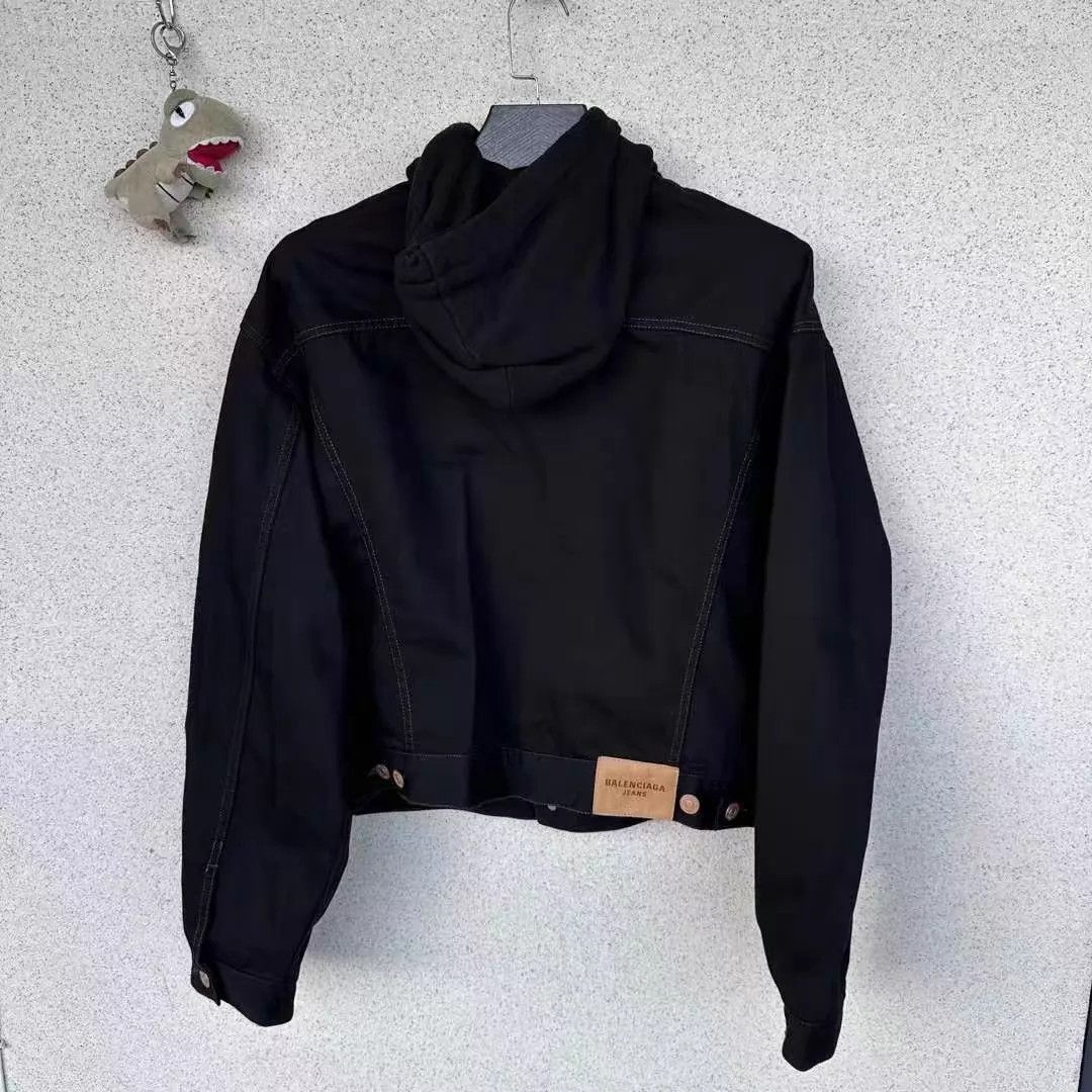 Balenciaga Balenciaga Denim Hooded Jacket 36 Back Logo New Tags Size XS / US 0-2 / IT 36-38 - 5 Thumbnail