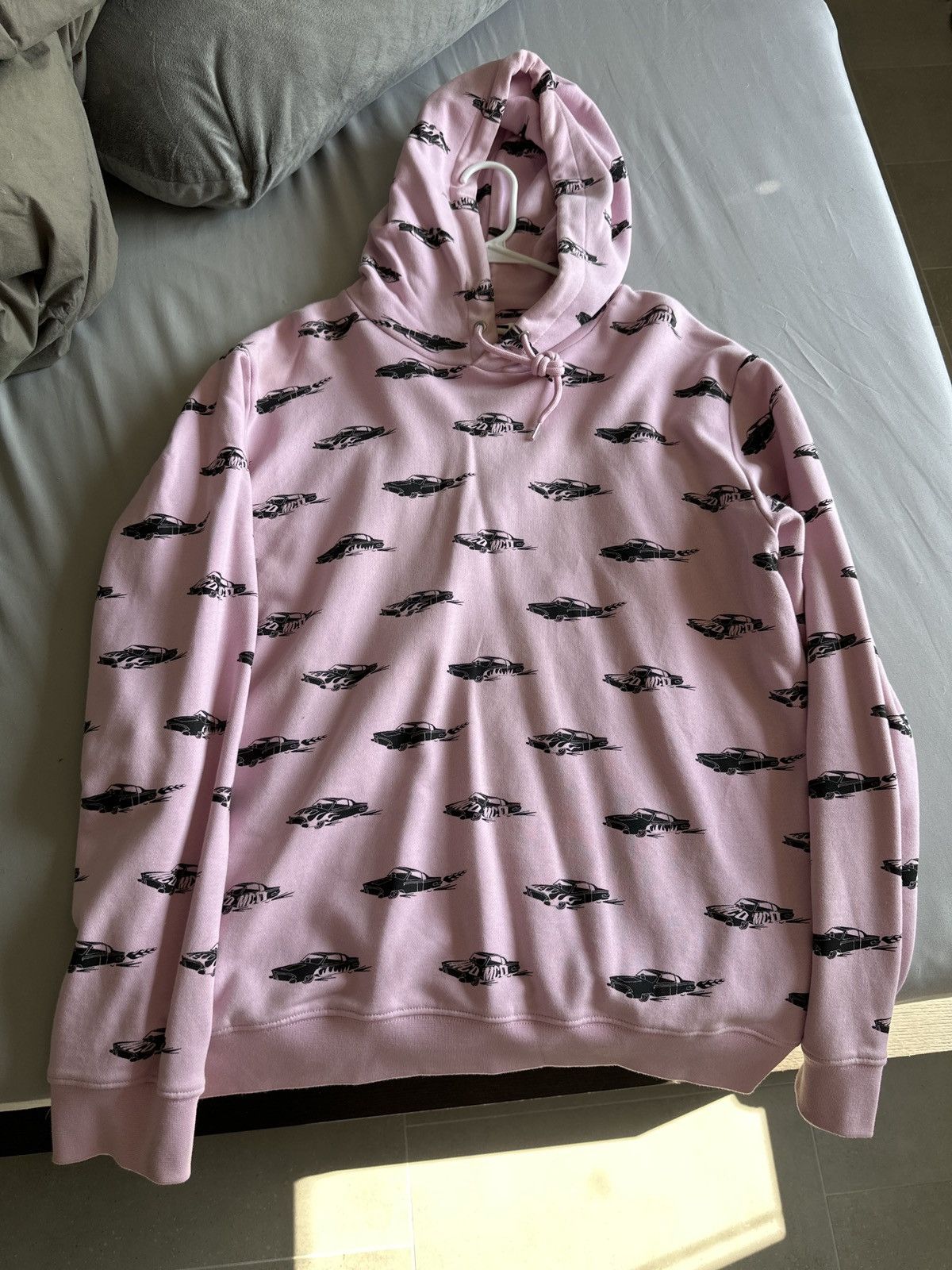 Alexander mcqueen pink hoodie online