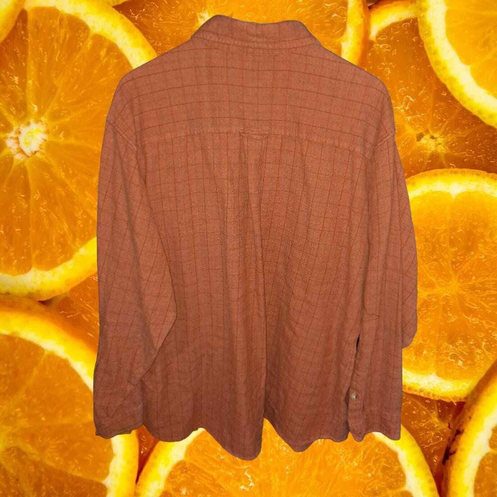 Other Vintage Woolrich Orange Button Up Shirt 100% Cotton Size XL Size US XL / EU 56 / 4 - 6 Thumbnail