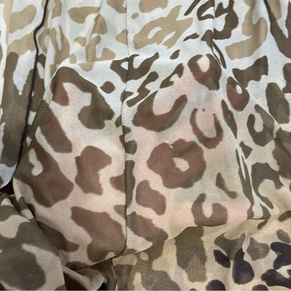 Other Susan Graver Animal Print Open Front Cardigan Size L Size L / US 10 / IT 46 - 9 Thumbnail