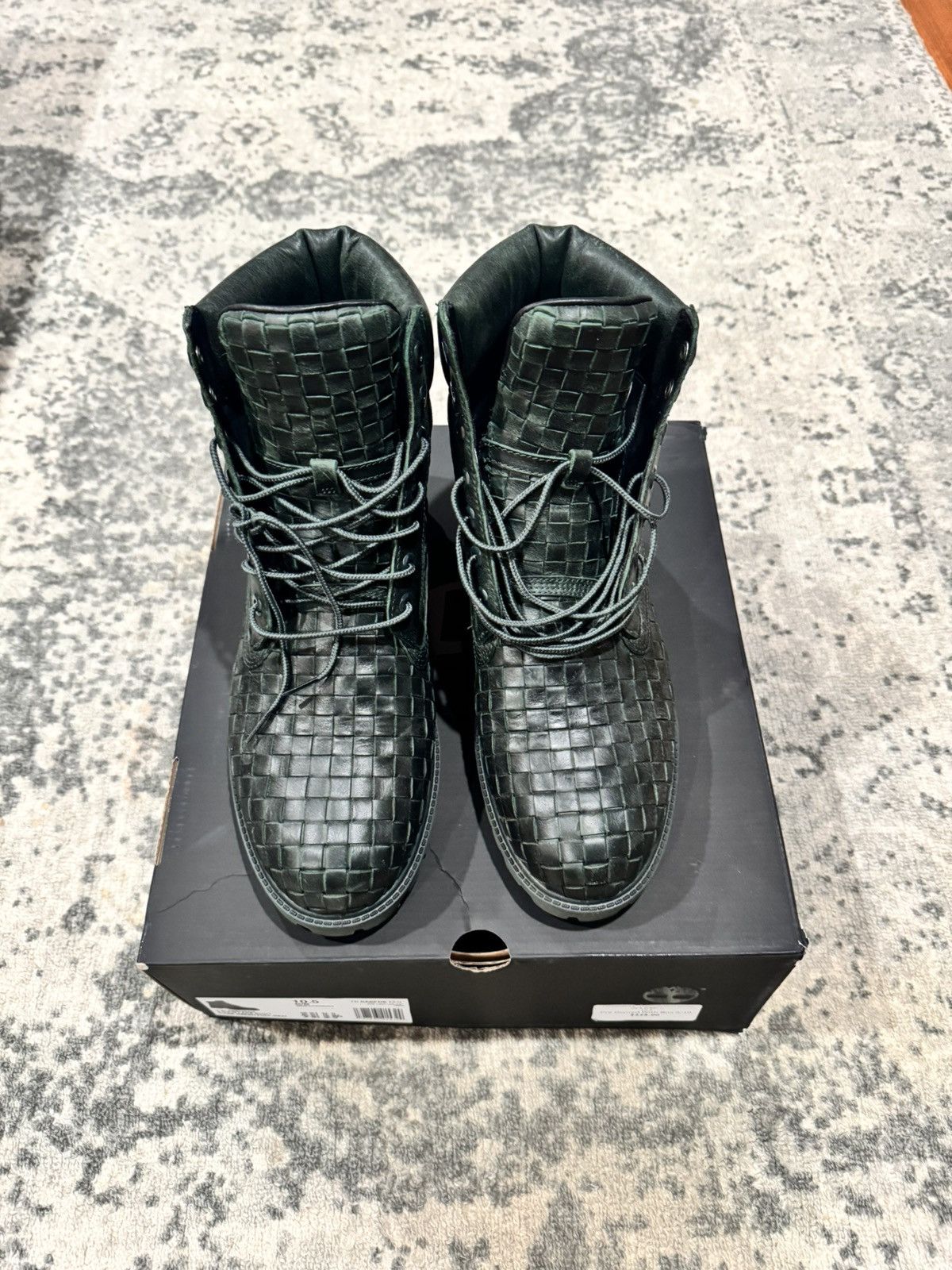Timberland Timberland 6” premium dark green woven boot Size US 10.5 / EU 43-44 - 1 Thumbnail