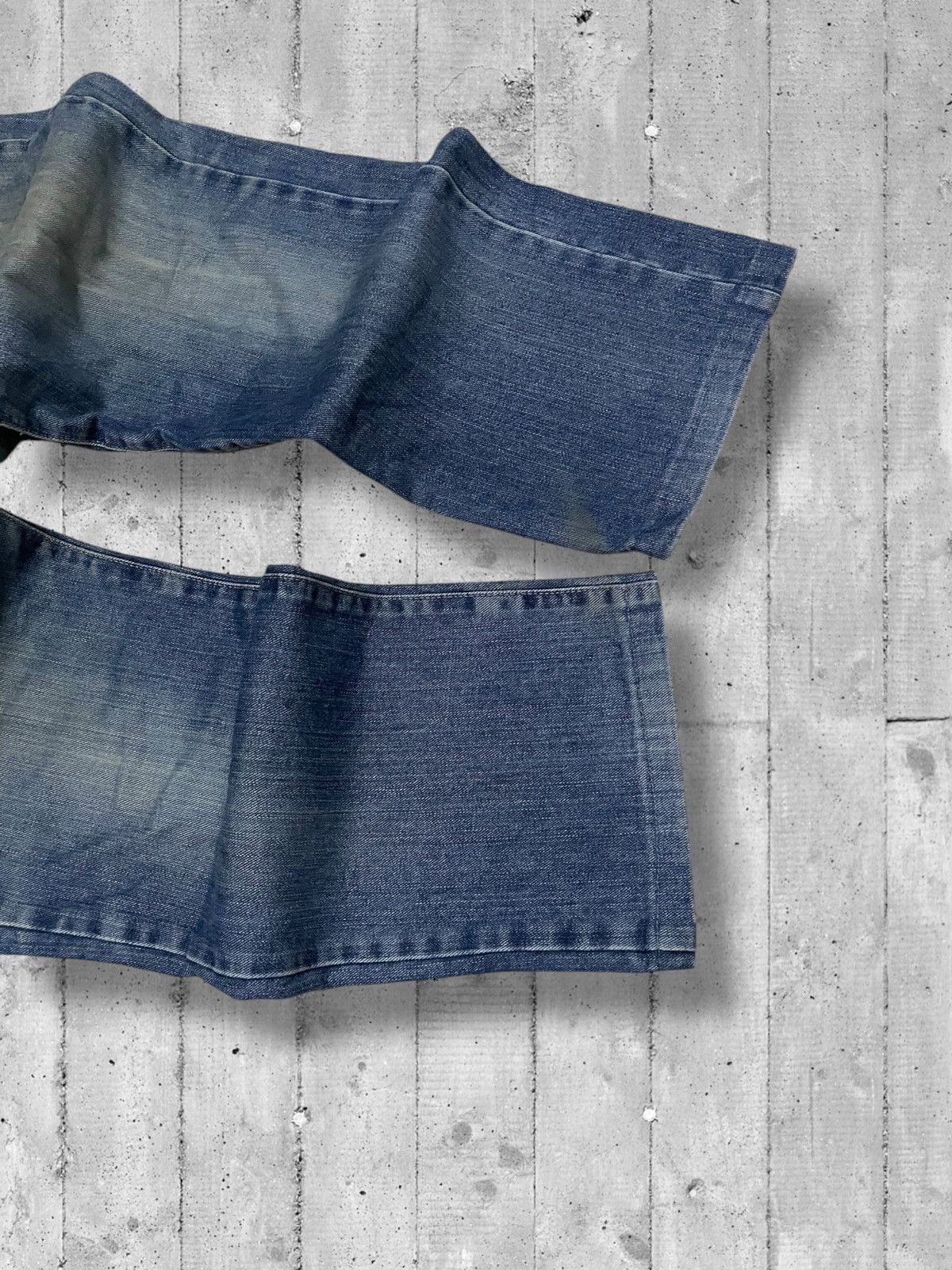Designer × Edwin × Vintage Vintage 1990s Japan Designer Edwin Distressed Mudwash Denim Size US 32 / EU 48 - 5 Thumbnail