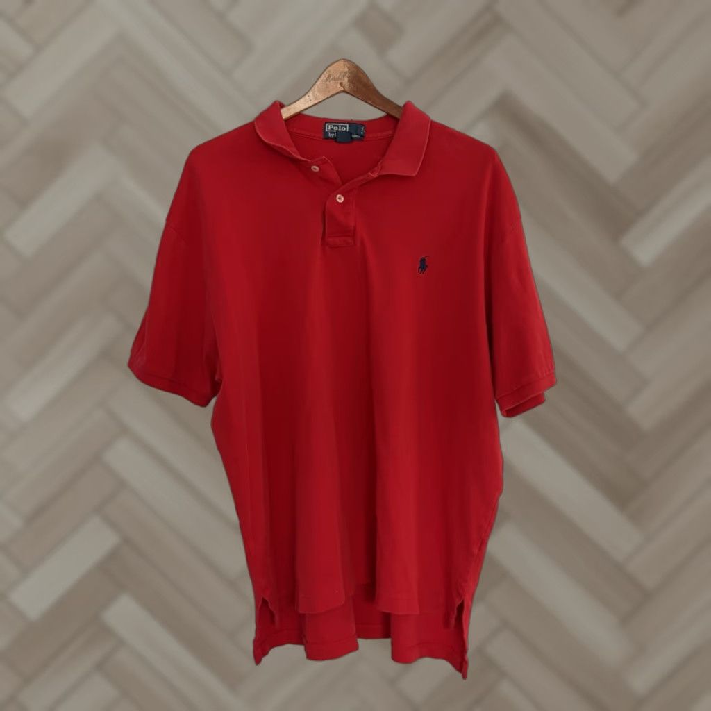 Polo Ralph Lauren Polo Ralph Lauren Mens Classic Fit Polo Shirt Red XL Shirt) Size US XL / EU 56 / 4 - 1 Thumbnail