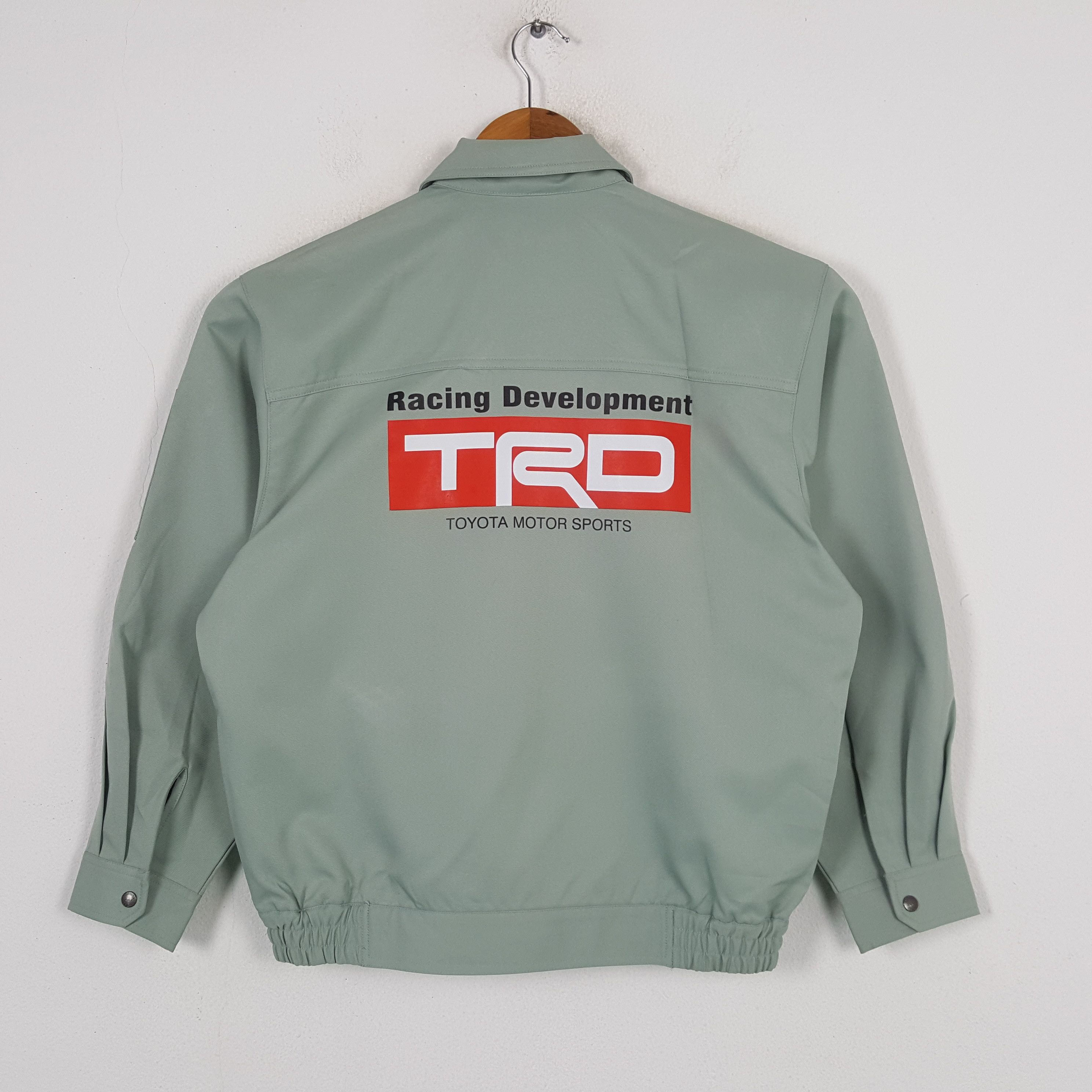 Japanese Brand × Vintage Vintage TRD RACING Japan Racing Team Custom Jacket C289N1 Size US M / EU 48-50 / 2 - 1 Thumbnail