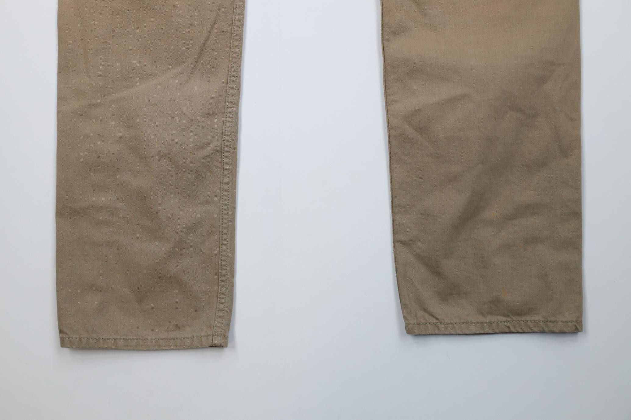 Levi's Vintage Y2K Levis 505 Regular Straight Leg Jeans Brown Size US 34 / EU 50 - 12 Thumbnail
