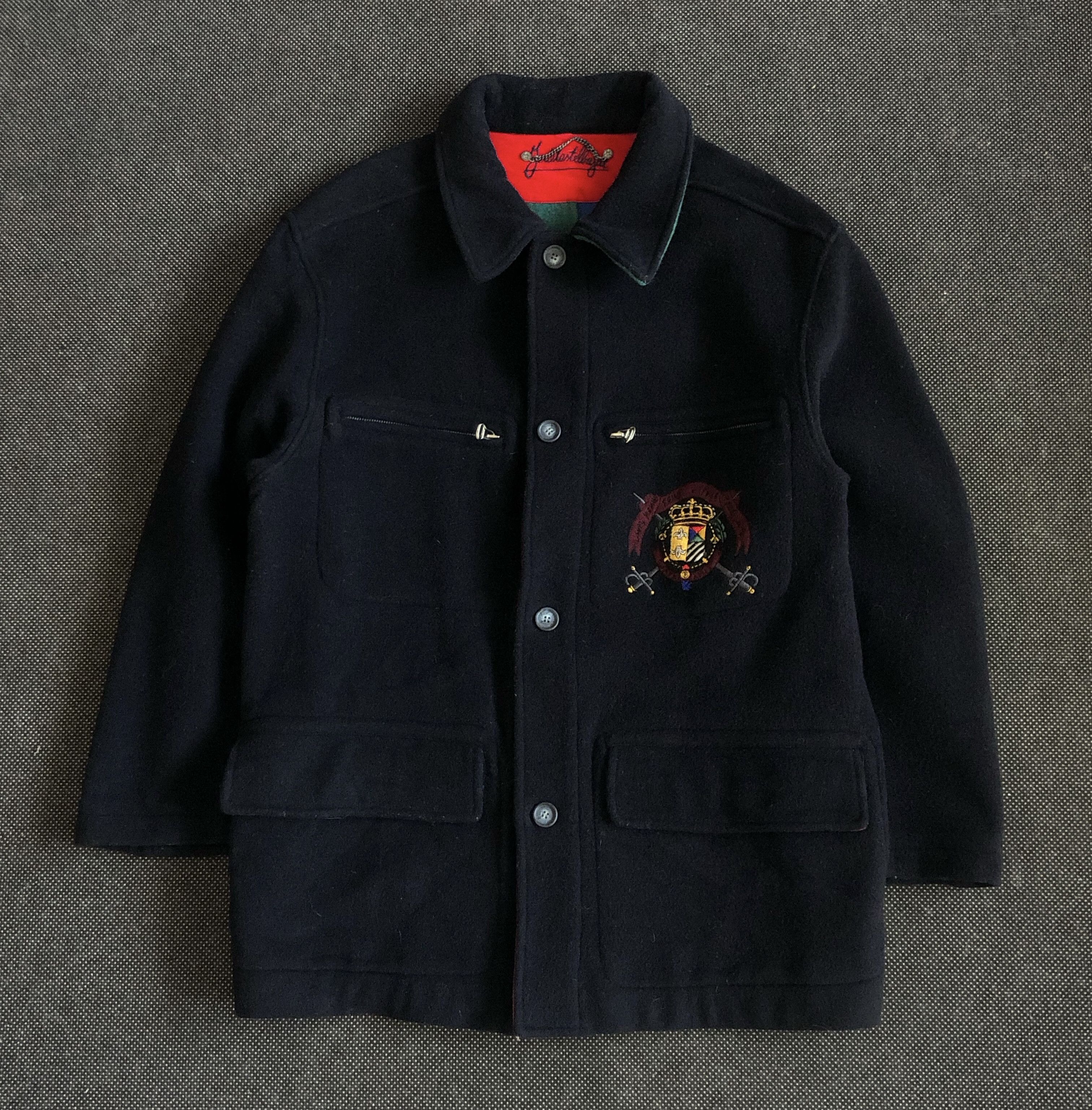 Jean Charles De Castelbajac RARE🔥90’S ITALY MADE JCD CASTELBAJAC CHORE WOOL COAT Size US XL / EU 56 / 4 - 2 Thumbnail
