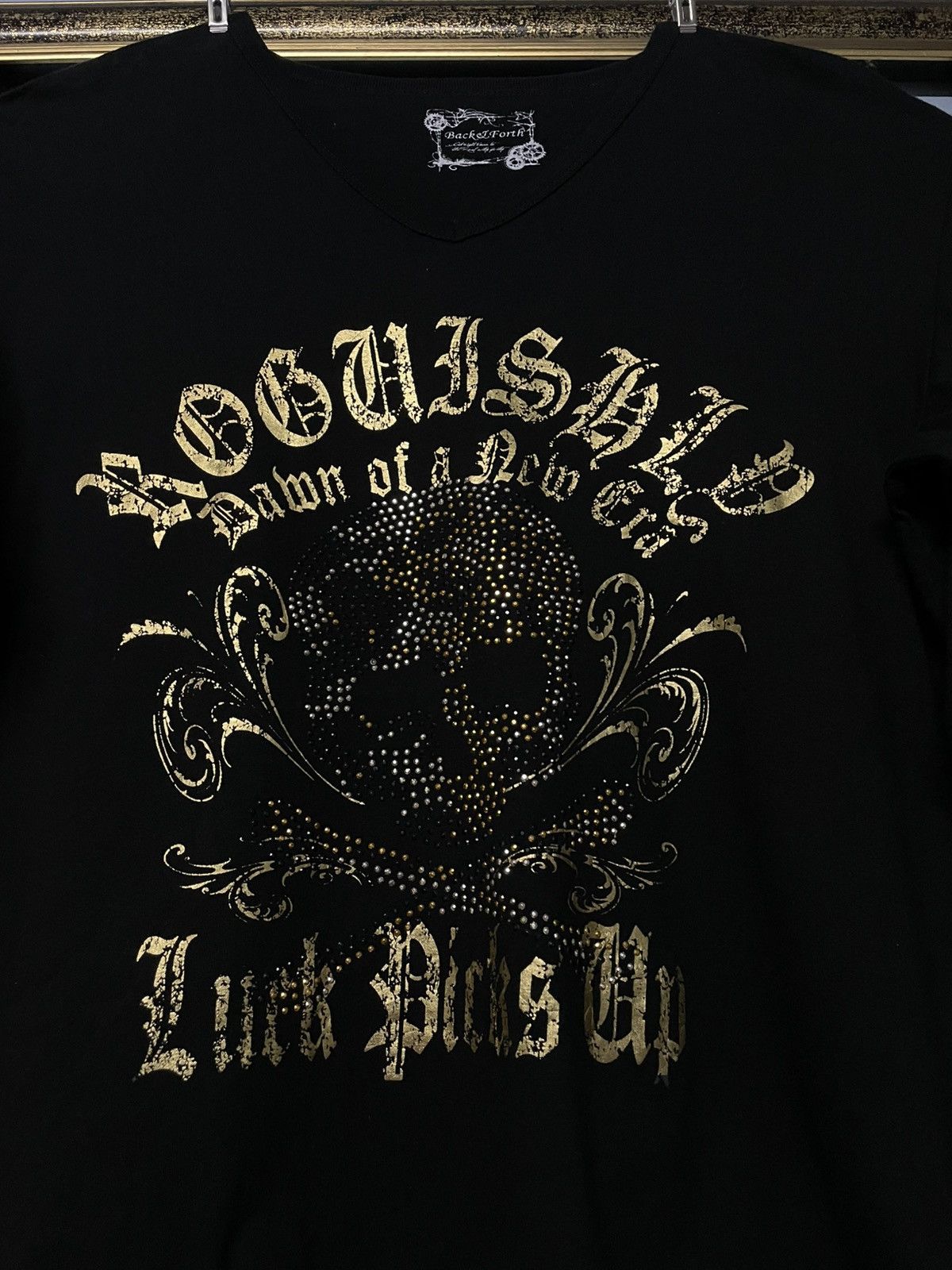Designer × Japanese Brand × Vintage Vintage Japan Designer Back Forth Lucky Picks Up Skul Tshirt Size US M / EU 48-50 / 2 - 5 Thumbnail