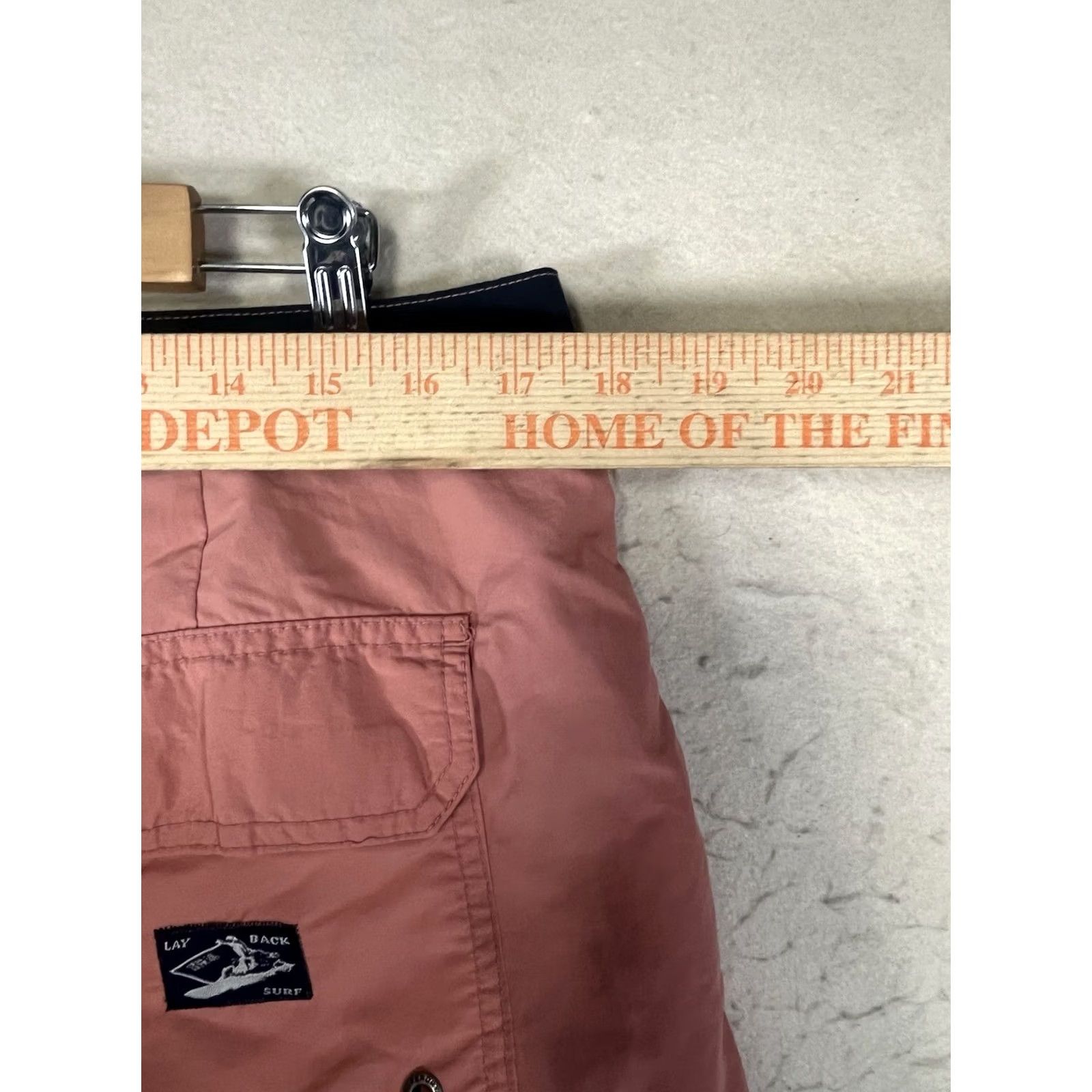 Superdry Superdry Swim Shorts Orange Black Men’s Size L Lined Size US 33 - 3 Thumbnail