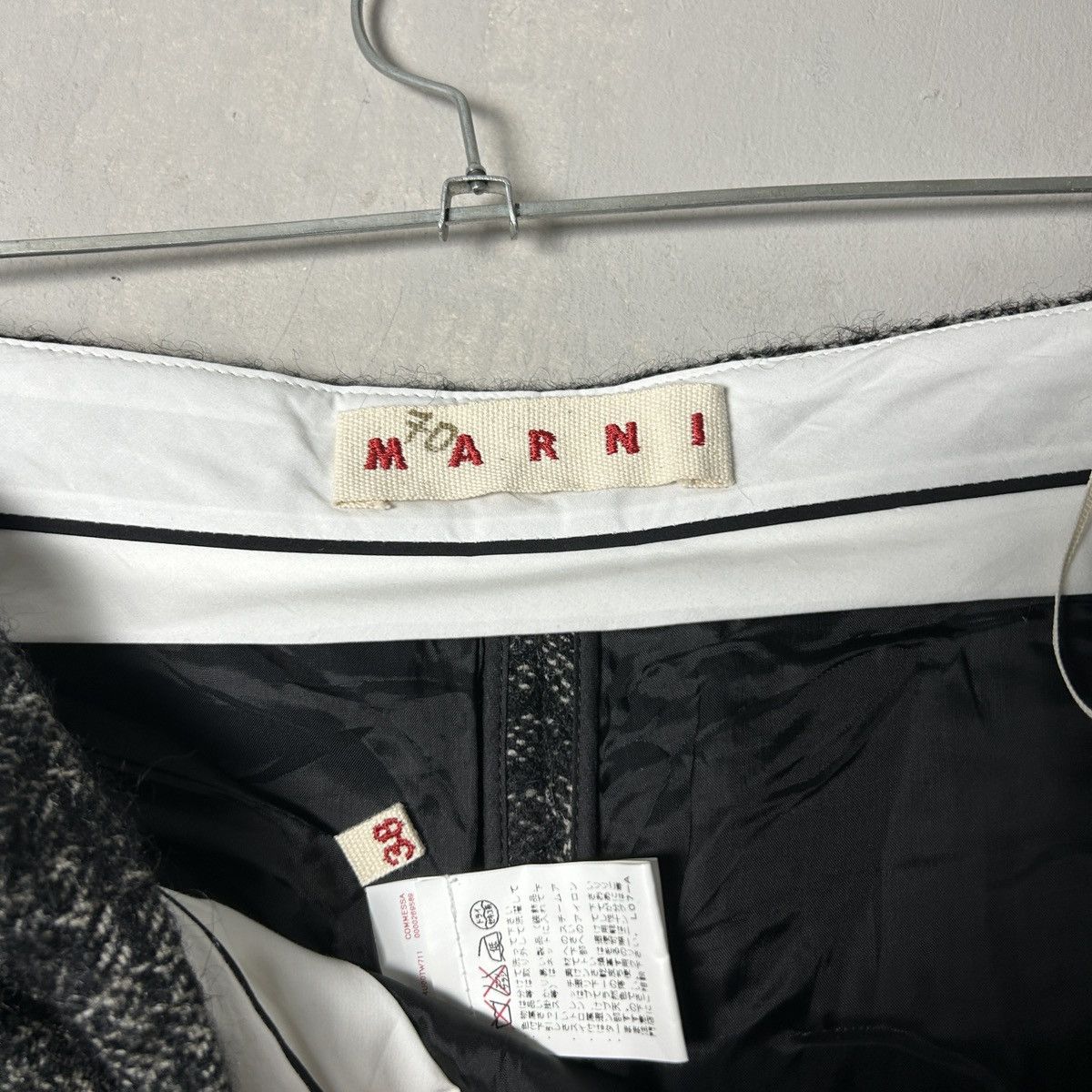 Marni Marni Wool /Alpaca / Mohair Flared Pants Size 26" / US 2 / IT 38 - 7 Thumbnail