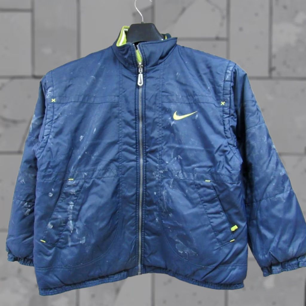 Nike VINTAGE MENS NIKE REVERSIBLE Jacket SIZE S JC6214 Multicoloured All Seasons Mens Jacket Size US XXS / EU 40 - 1 Thumbnail