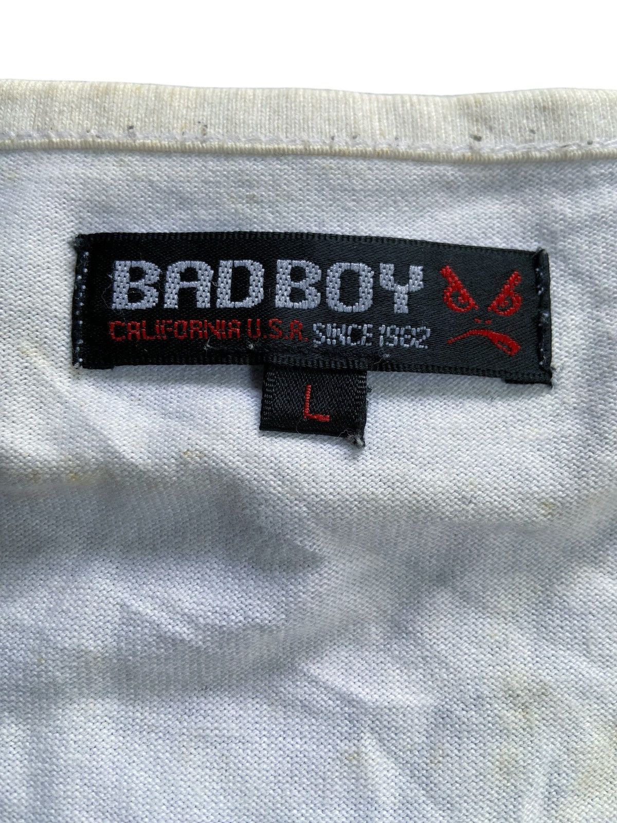 Japanese Brand BAD BOY PUNK POEM STYLE TEE Size US XL / EU 56 / 4 - 6 Thumbnail