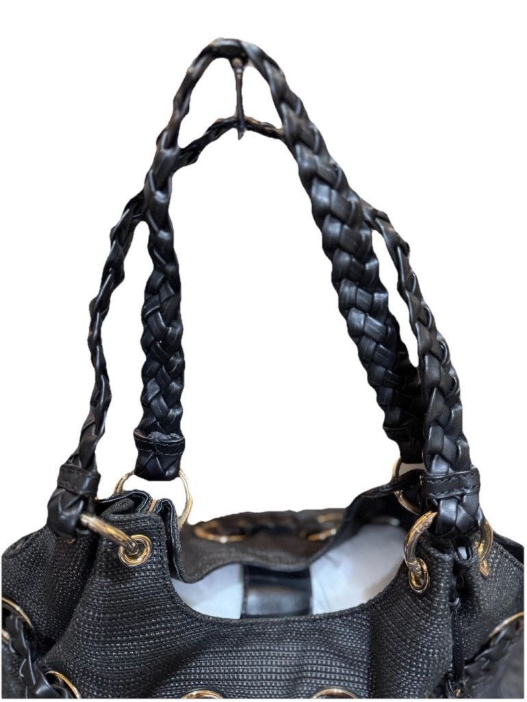 Michael Kors Michael Kors Camden Large Straw Tote Trimmed In Leather Size ONE SIZE - 9 Thumbnail