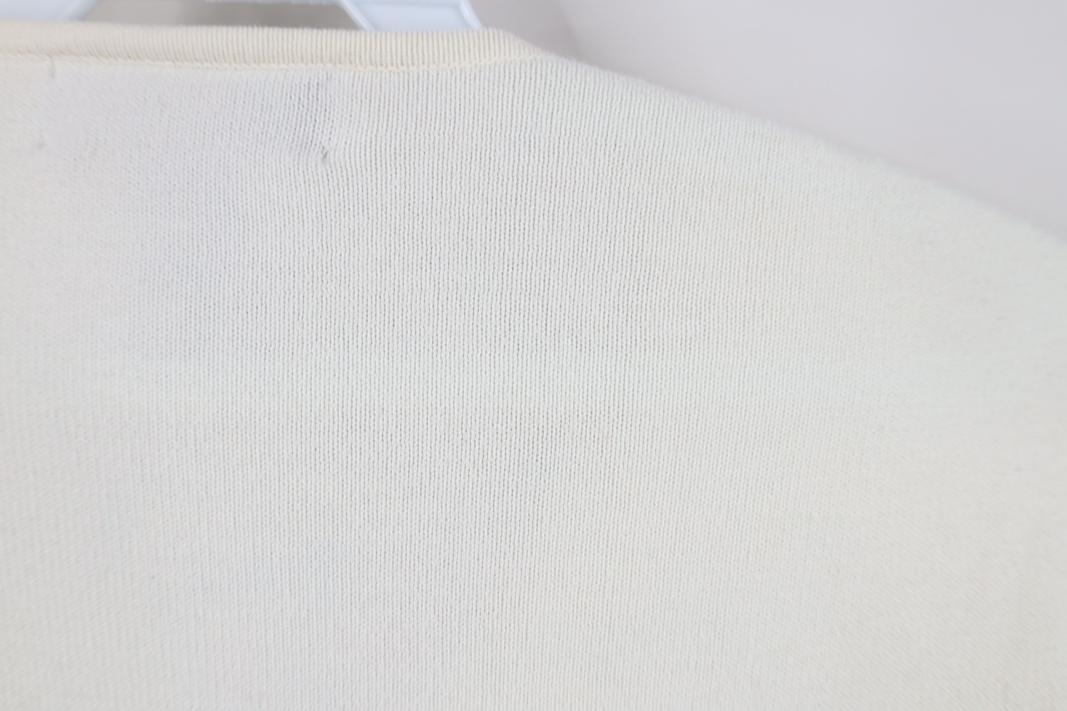 Lands' End Vintage 90s Lands End Lightweight Ribbed Knit Sweater Cream Size XXL / US 16-18 / IT 52-54 - 8 Thumbnail