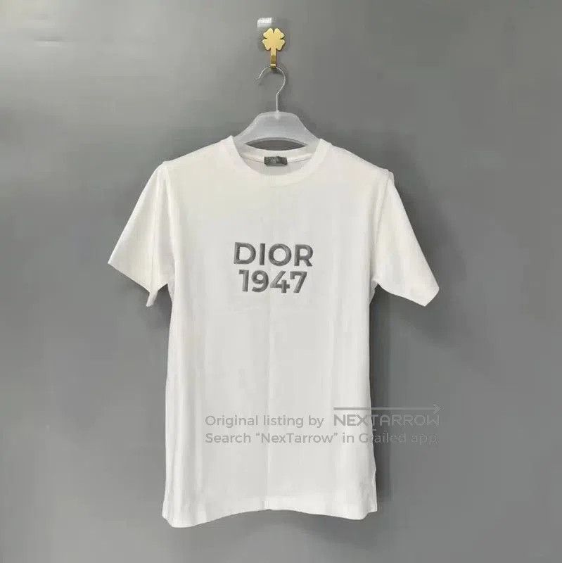 Dior Dior Men's Cotton T-Shirt with 1947 Logo . Size US XS / EU 42 / 0 - 1 Thumbnail