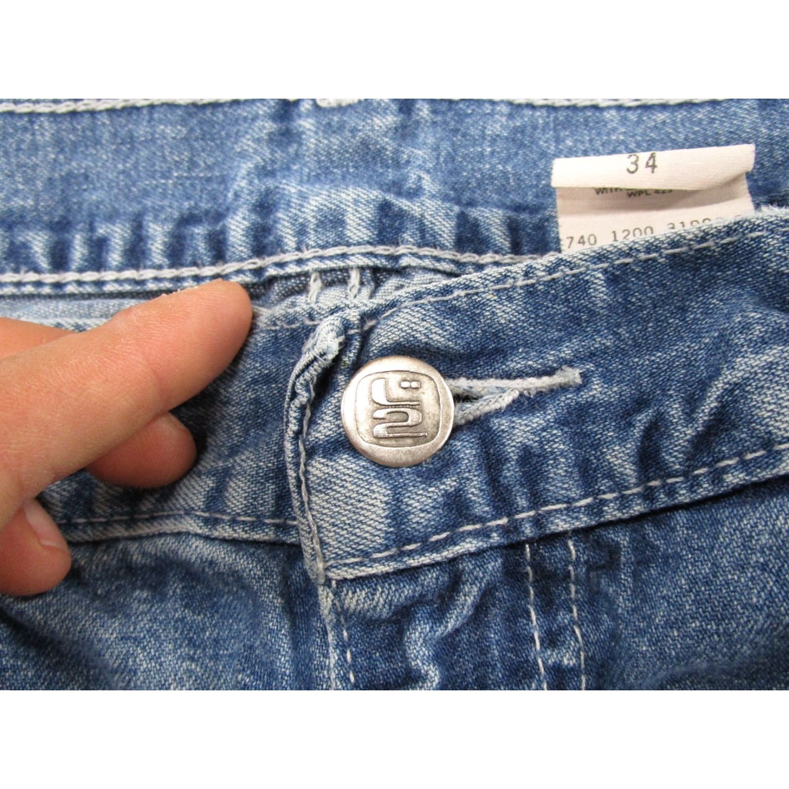 Levi's VINTAGE Levi's L2 Jorts Men’s Size 34 Jean Shorts Baggy Fit Skater Y2K Denim Size US 34 / EU 50 - 5 Thumbnail