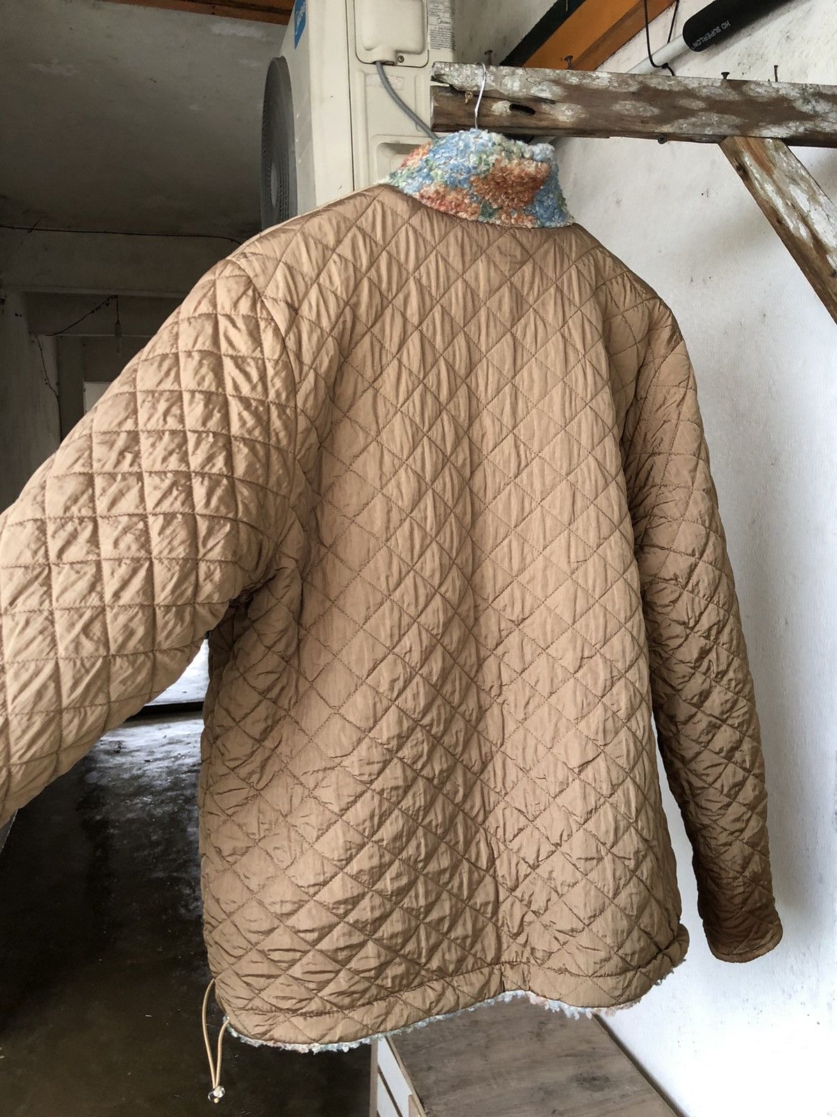 Japanese Brand Jouetie Printed Fleece Reversible Jacket Like Denim Tears Size US M / EU 48-50 / 2 - 5 Thumbnail