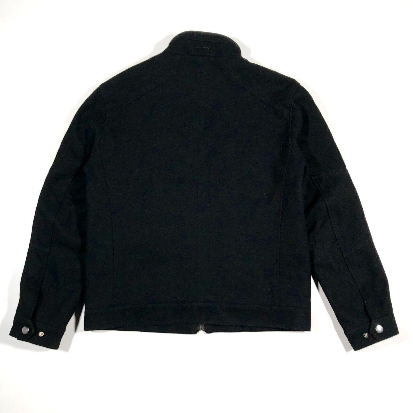 Michael Kors Michael Kors Wool Quilted Inside Full Zip Jacket Black Size US M / EU 48-50 / 2 - 6 Thumbnail