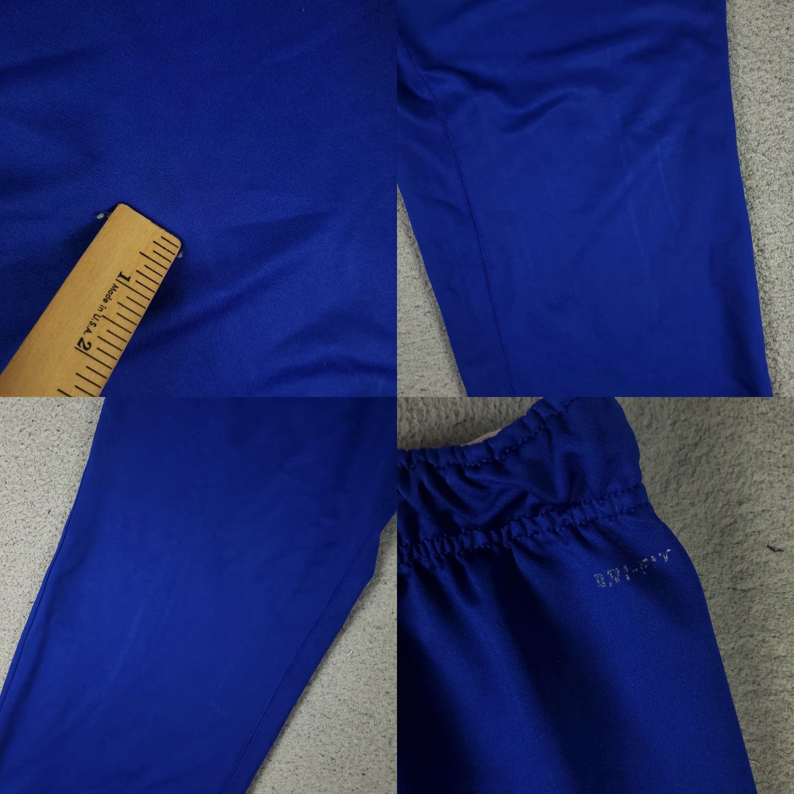 Nike Nike Pants Mens Large Blue Dri Fit Swoosh Running Track Sweatpants Jogger * Size US 33 - 8 Thumbnail