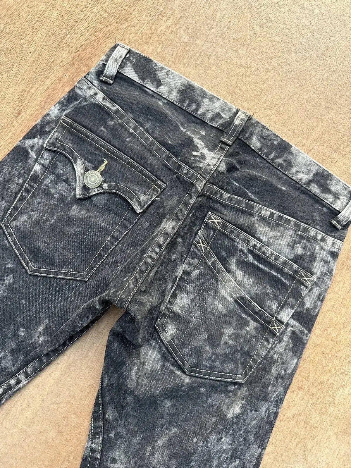 Killer Acid W31 L32 Vintage RATTLE TRAP Curve/Banana Legs Acid Wash Pant Size US 31 - 11 Thumbnail