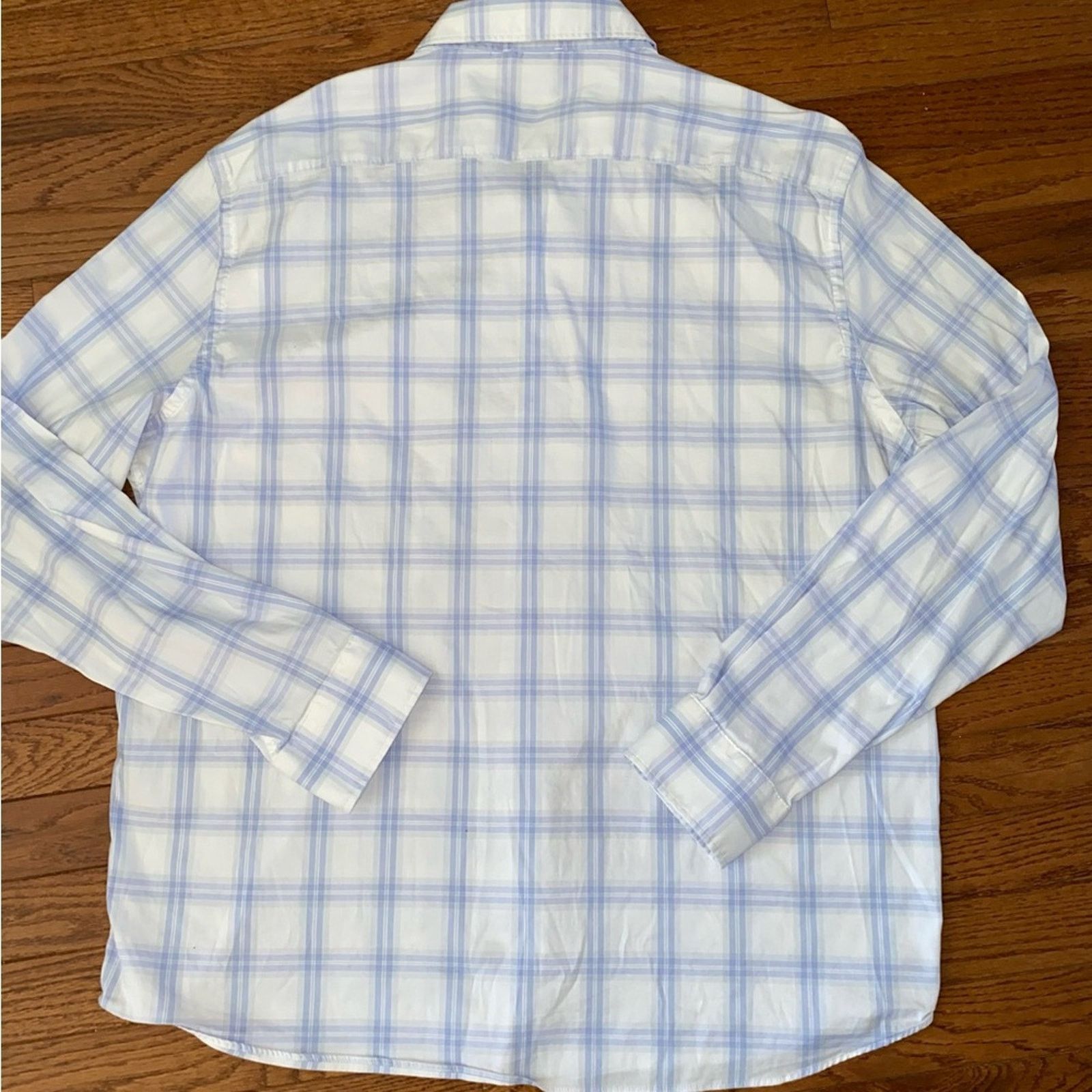 Faherty FAHERTY $158 Movement Shirt - Iris River Plaid. XXL EUC Size US XXL / EU 58 / 5 - 16 Thumbnail