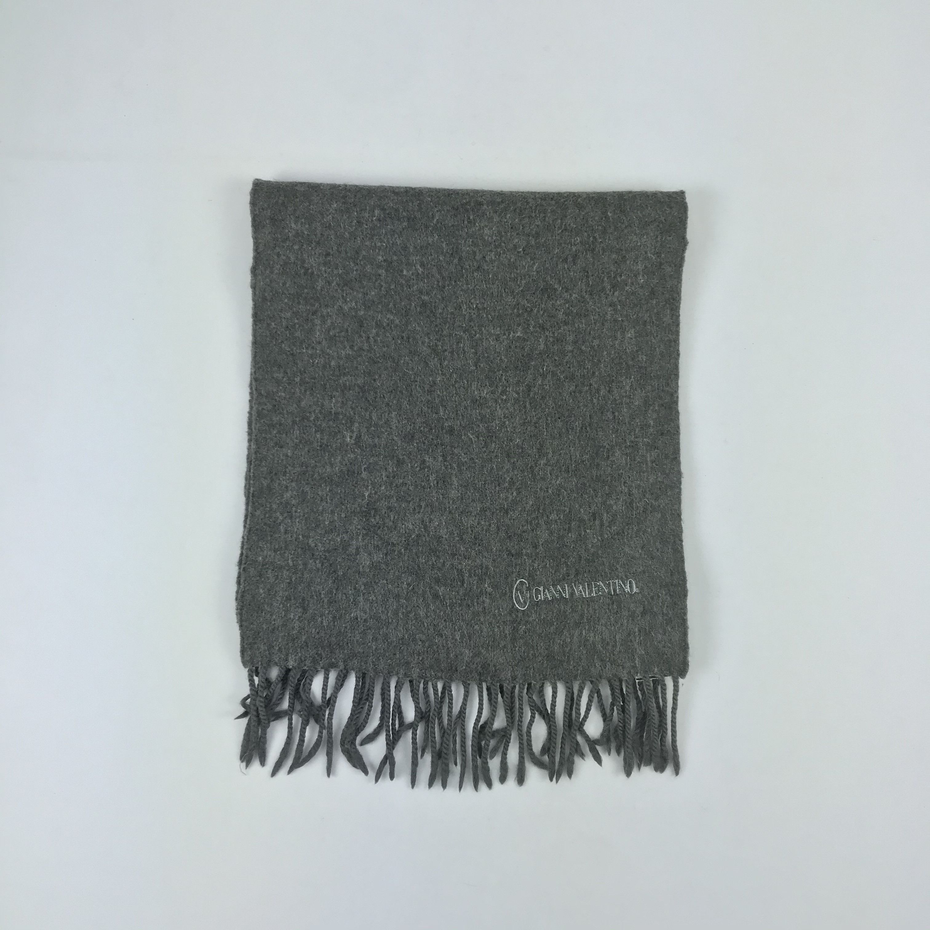 Valentino Vintage Gianni Valentino Scarf Muffler Wool Cashmere Scarves Size ONE SIZE - 2 Thumbnail